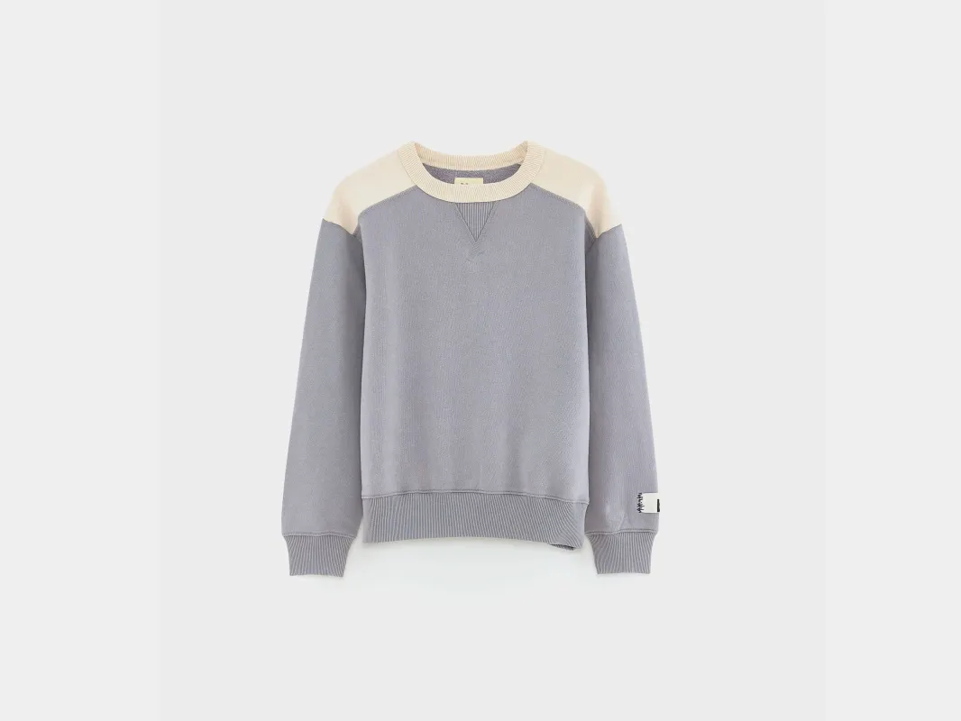 Capos crewneck sweatshirt (252 / B / SHARKSKIN) sold by Bellerose