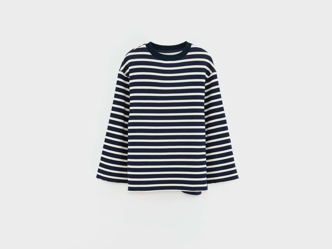 Fopil relaxed sweatshirt (252 / G / STRIPE B) sold by Bellerose