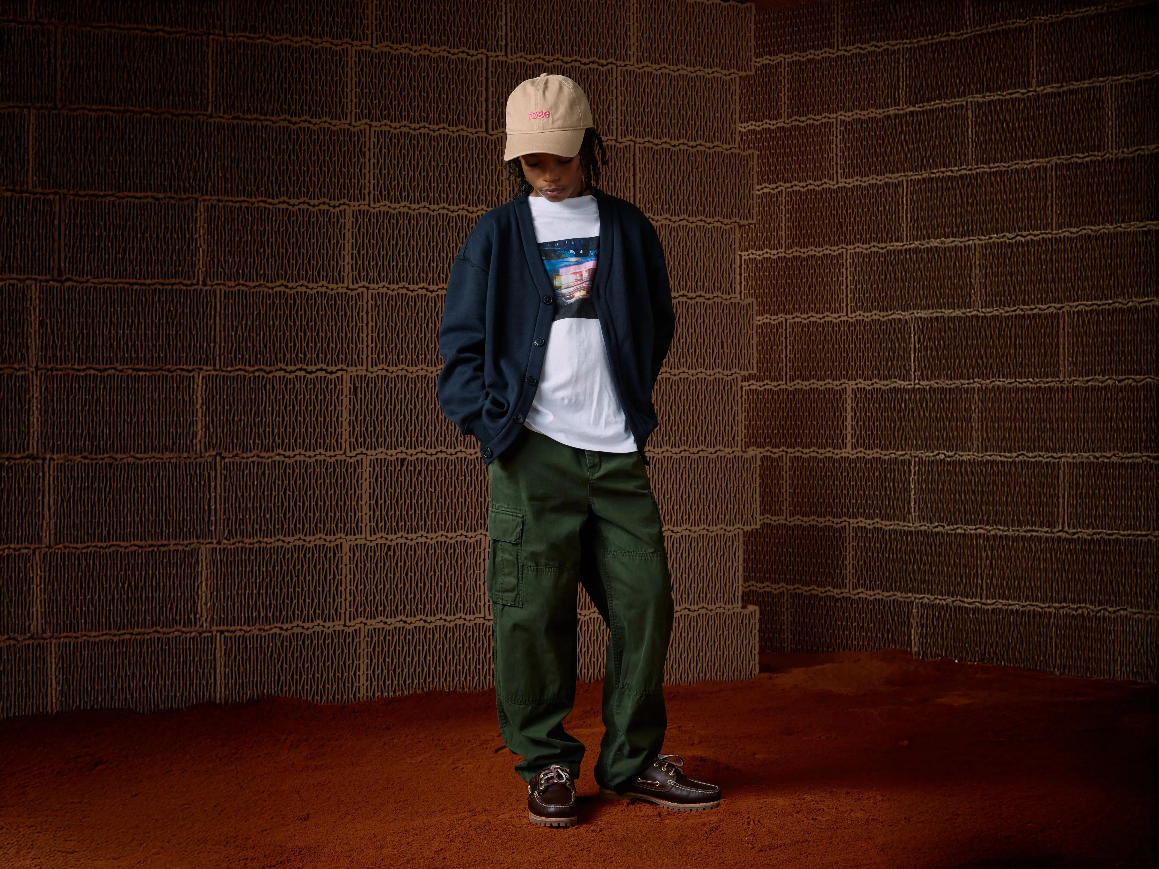 Fander v-neck cardigan (252 / B / AMERICA) sold by Bellerose