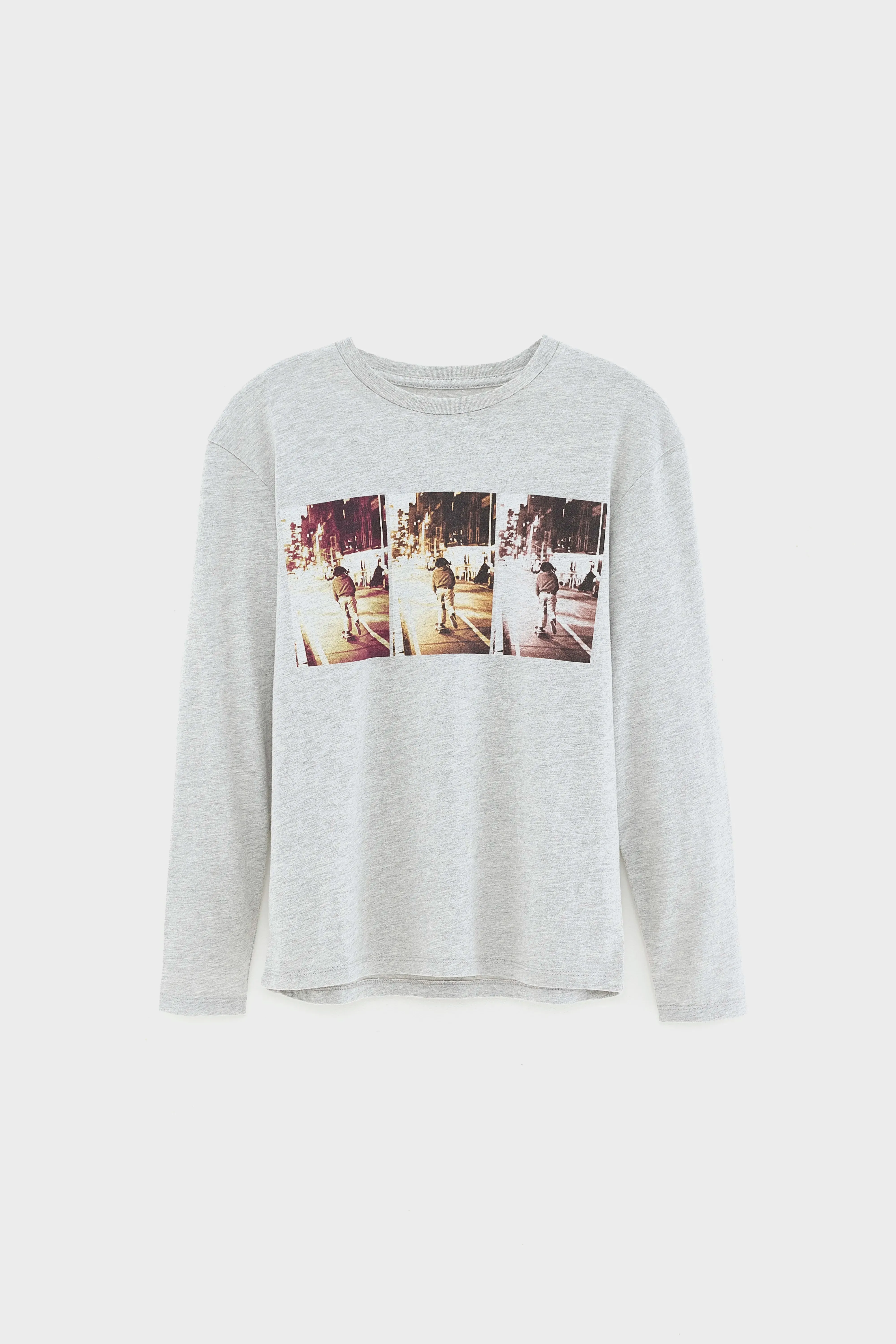 Cemmo long-sleeve t-shirt (252 / B / H. GREY) sold by Bellerose product image thumbnail 2