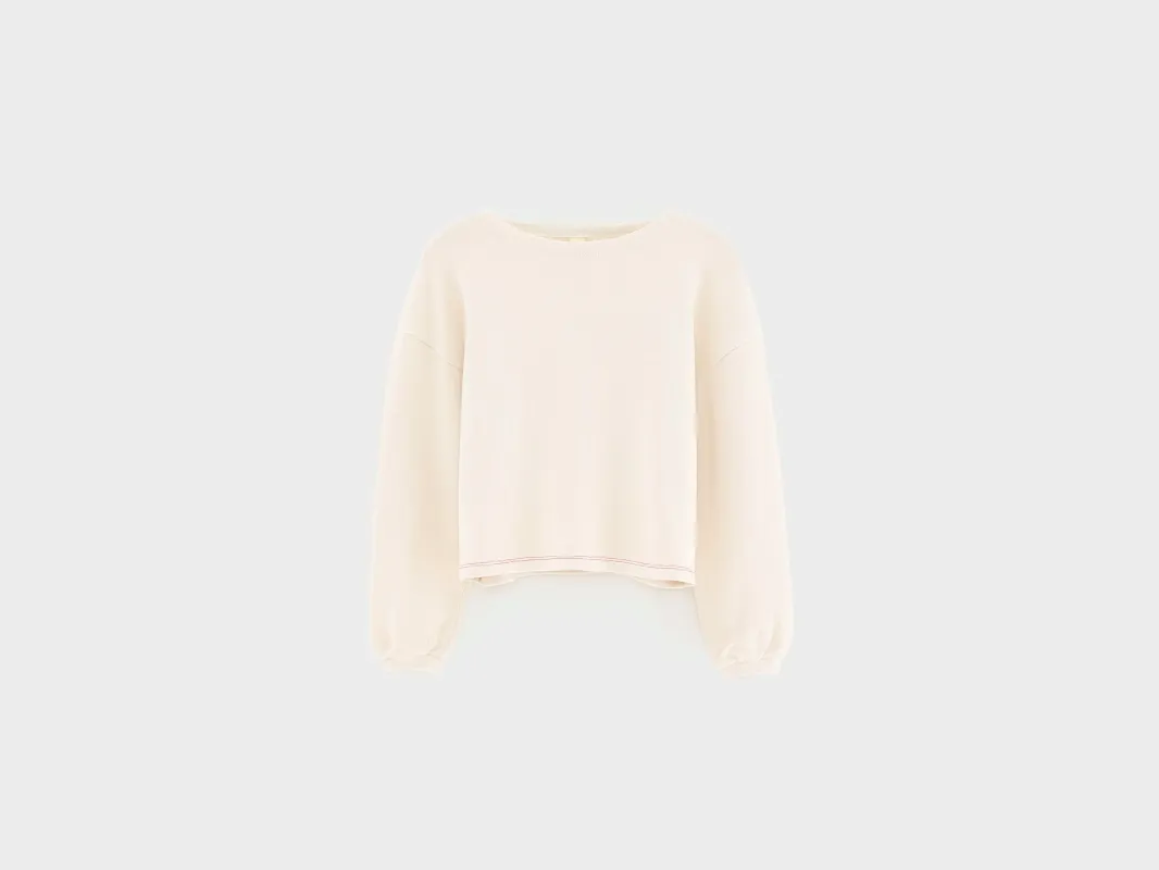 Fasov cropped t-shirt (252 / G / CREAM) sold by Bellerose