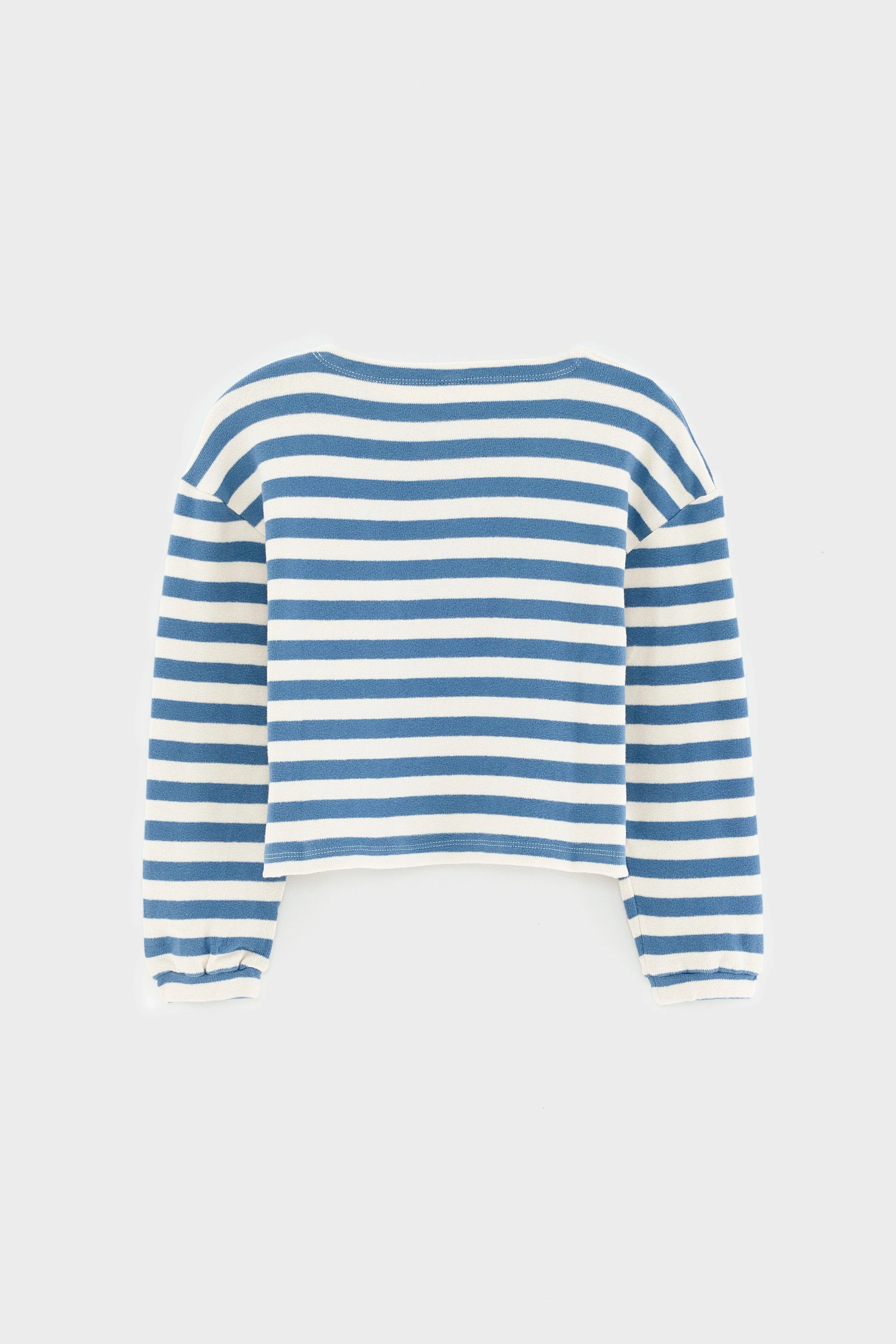Fasov cropped t-shirt (252 / G / STRIPE A) sold by Bellerose product image thumbnail 4