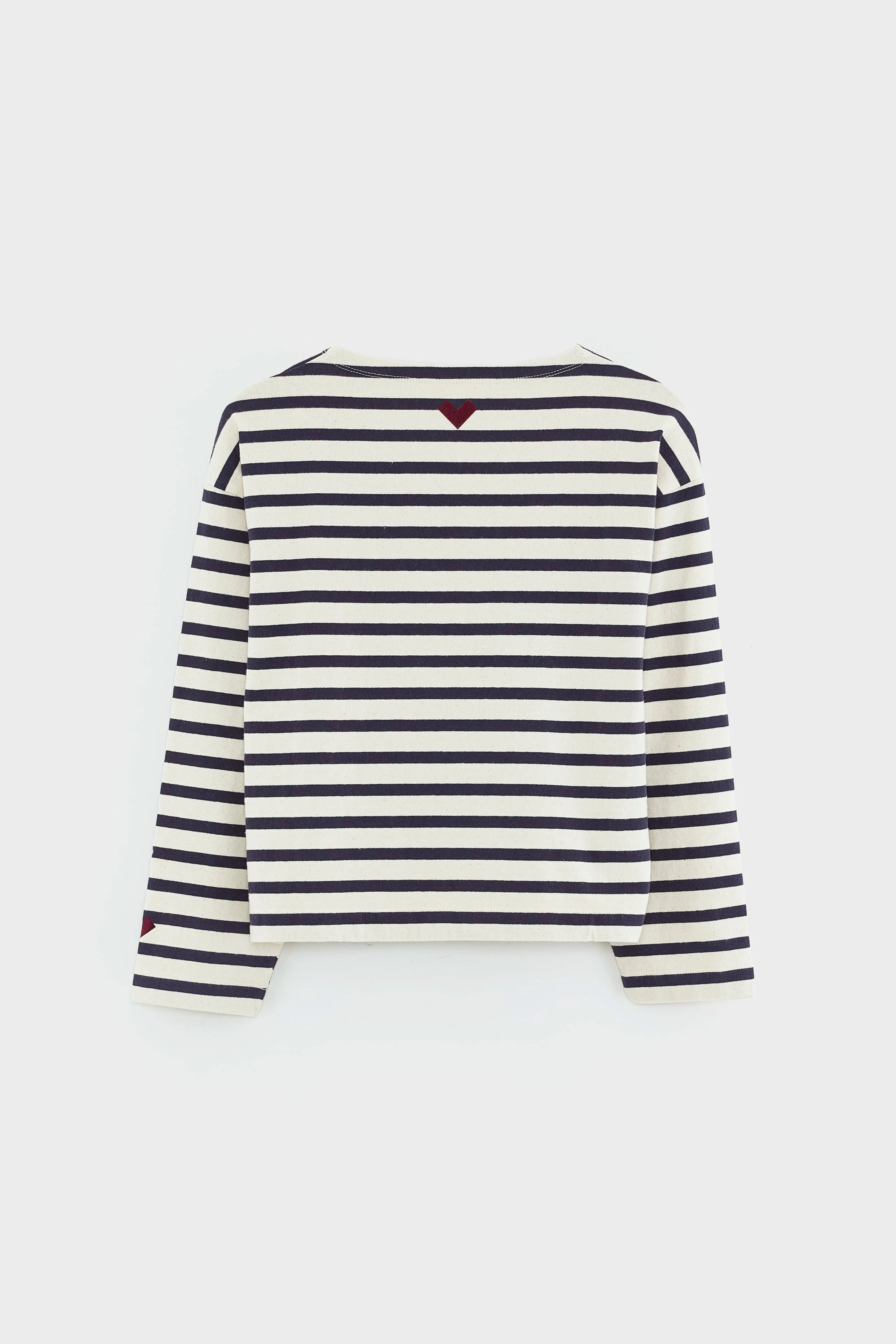 Vailor cropped t-shirt (252 / G / STRIPE A) sold by Bellerose product image thumbnail 5