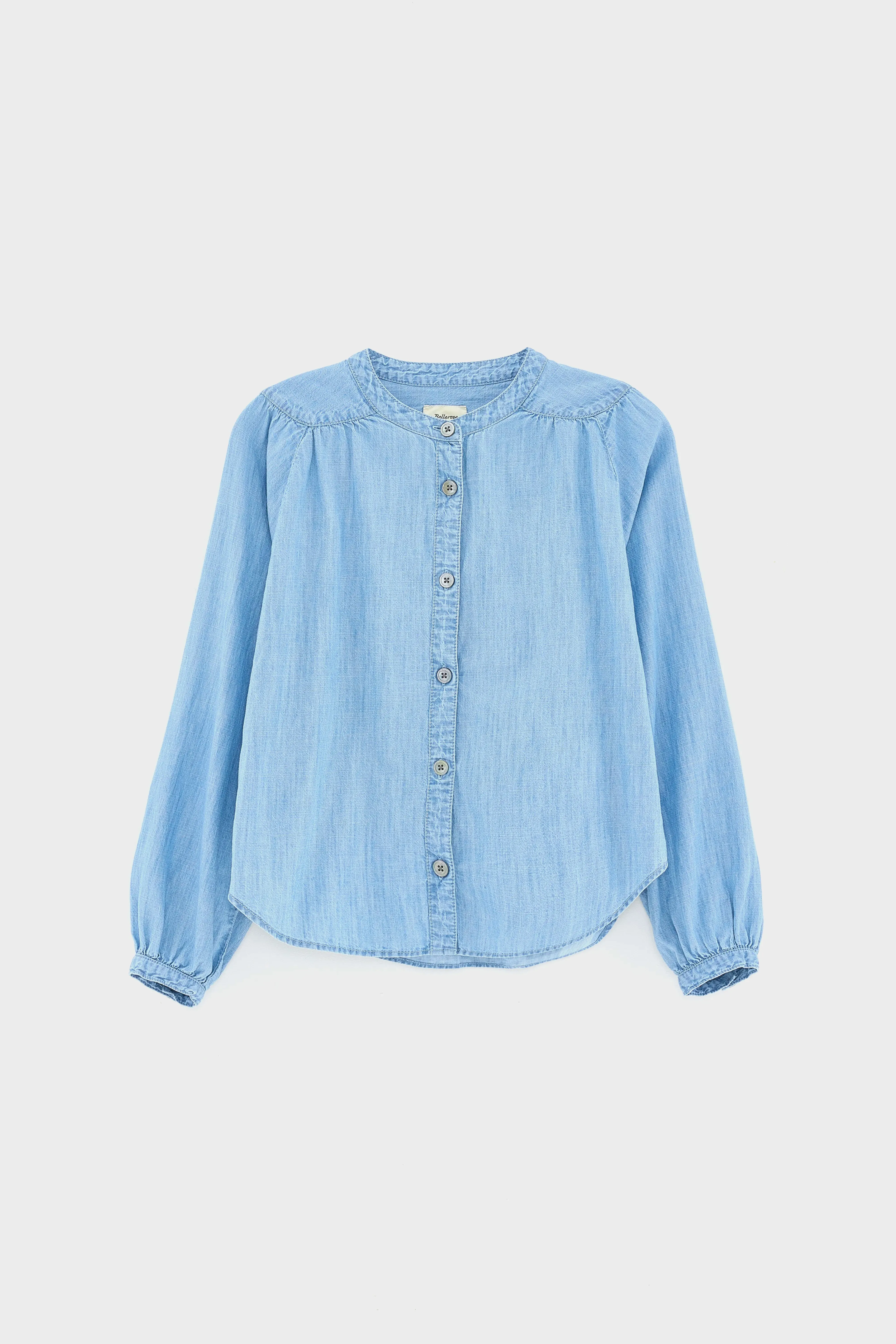 Hopsa denim blouse (252 / G / LT BLUE STONE) sold by Bellerose product image thumbnail 2