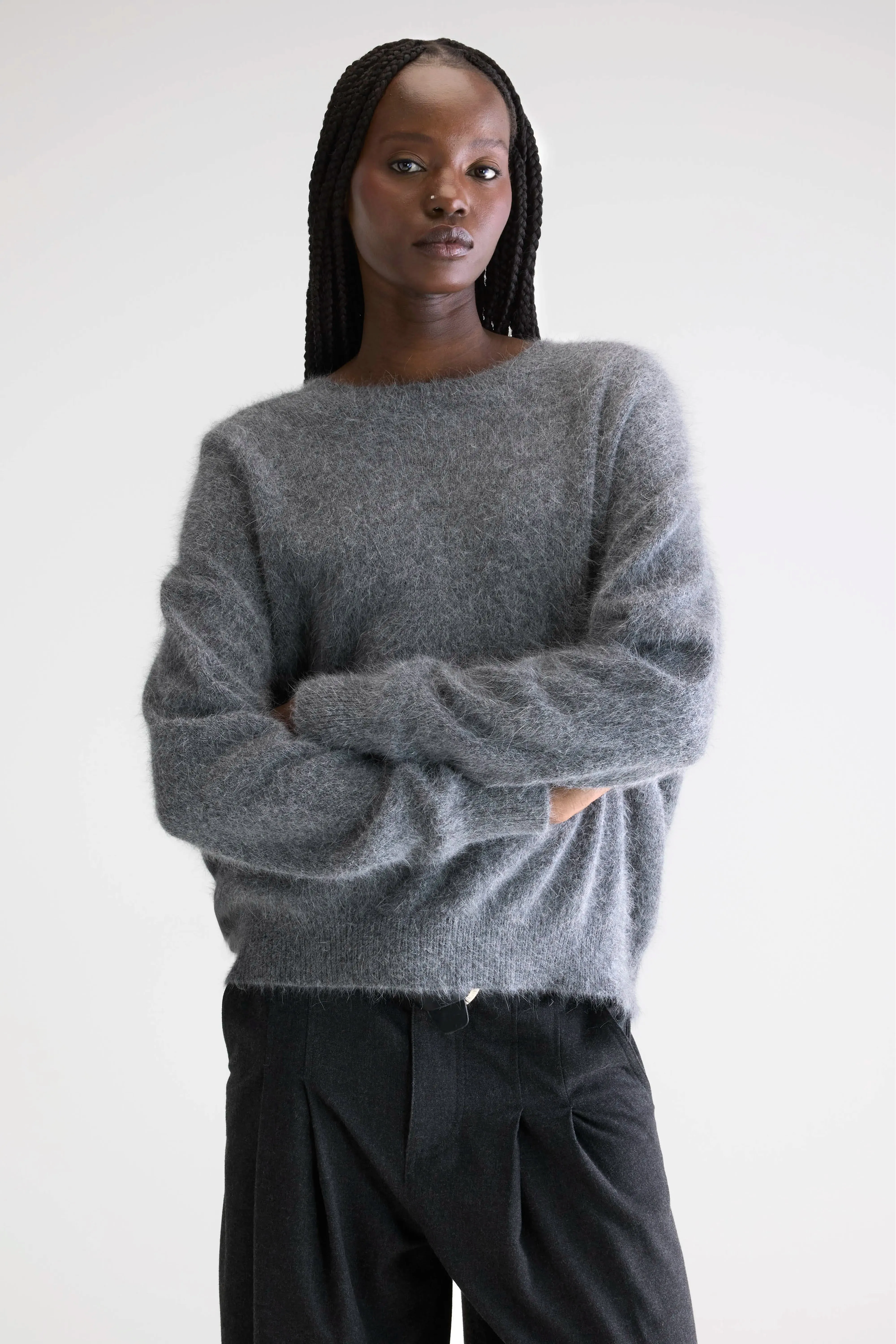 Datus angora-blend sweater (252 / W / MID GREY) sold by Bellerose product image thumbnail 2