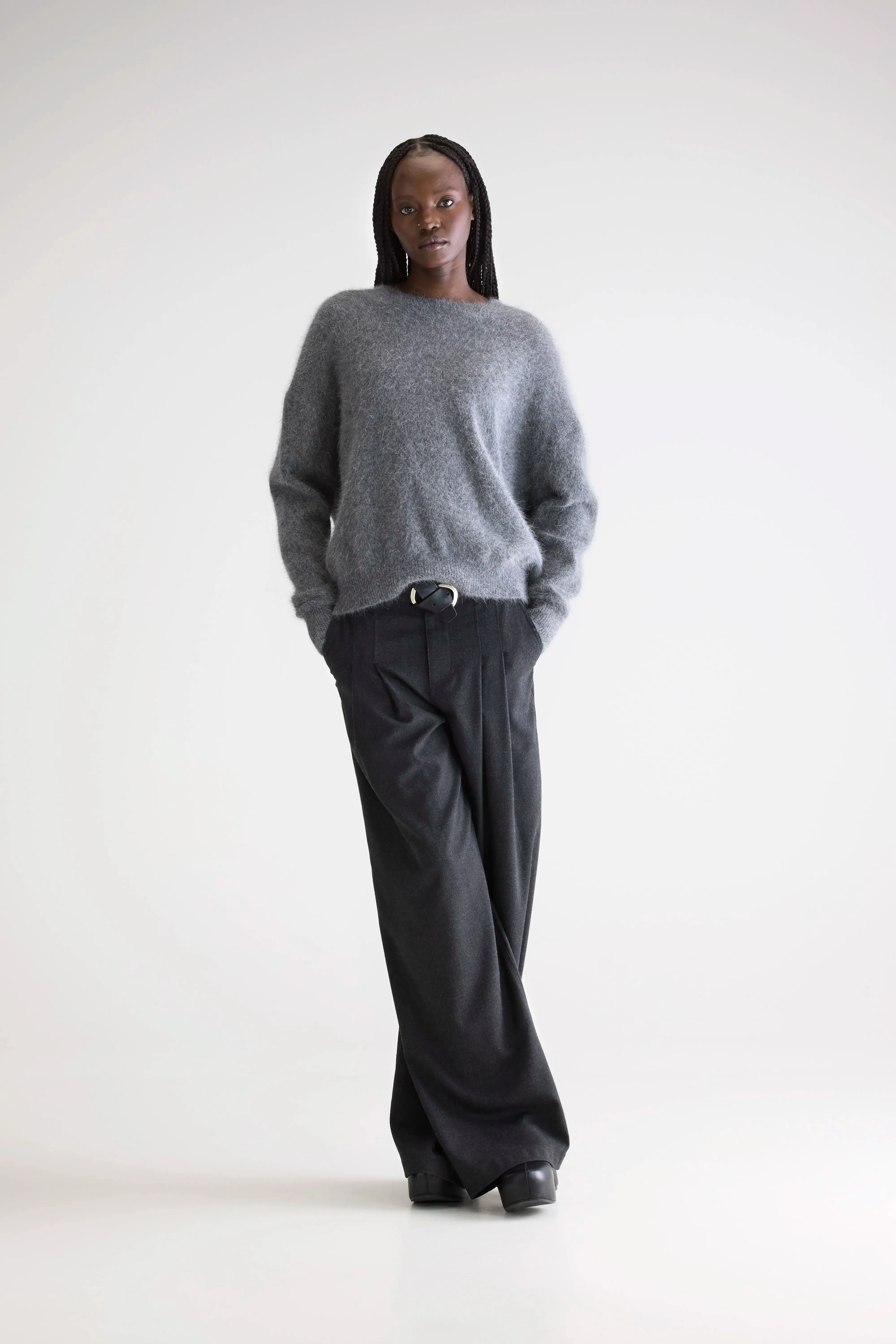 Datus angora-blend sweater (252 / W / MID GREY) sold by Bellerose product image thumbnail 3