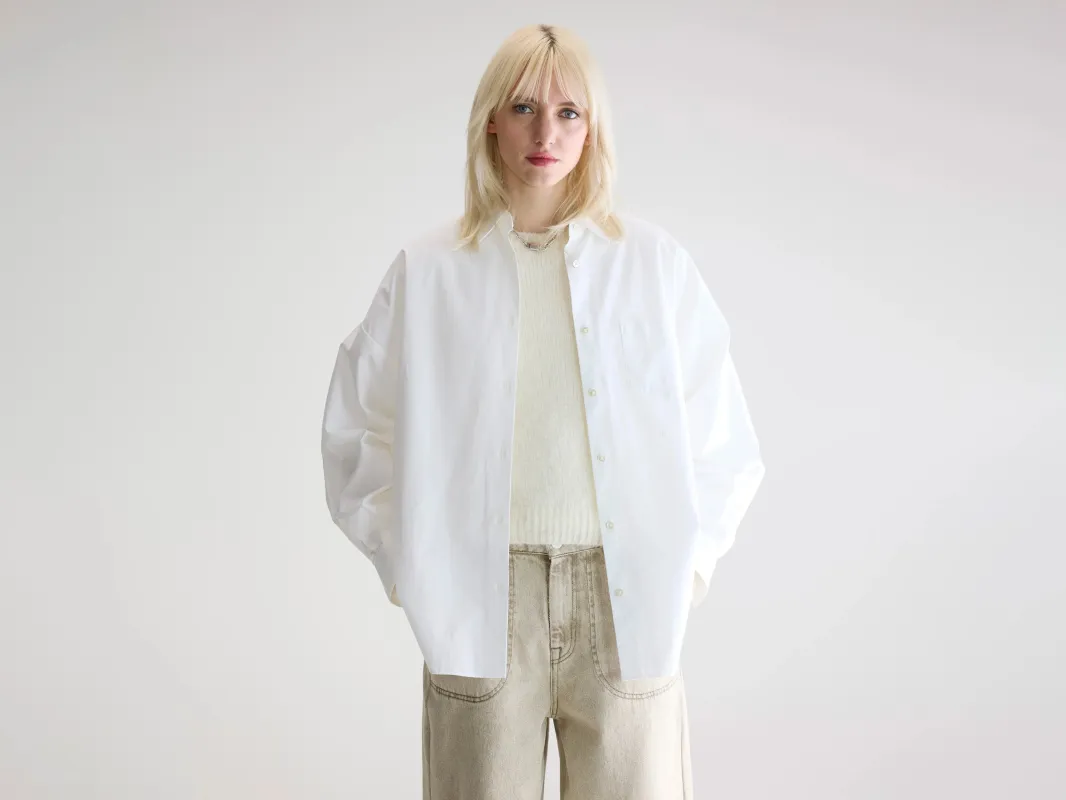 Giorgia poplin shirt (252 / W / WHITE) sold by Bellerose