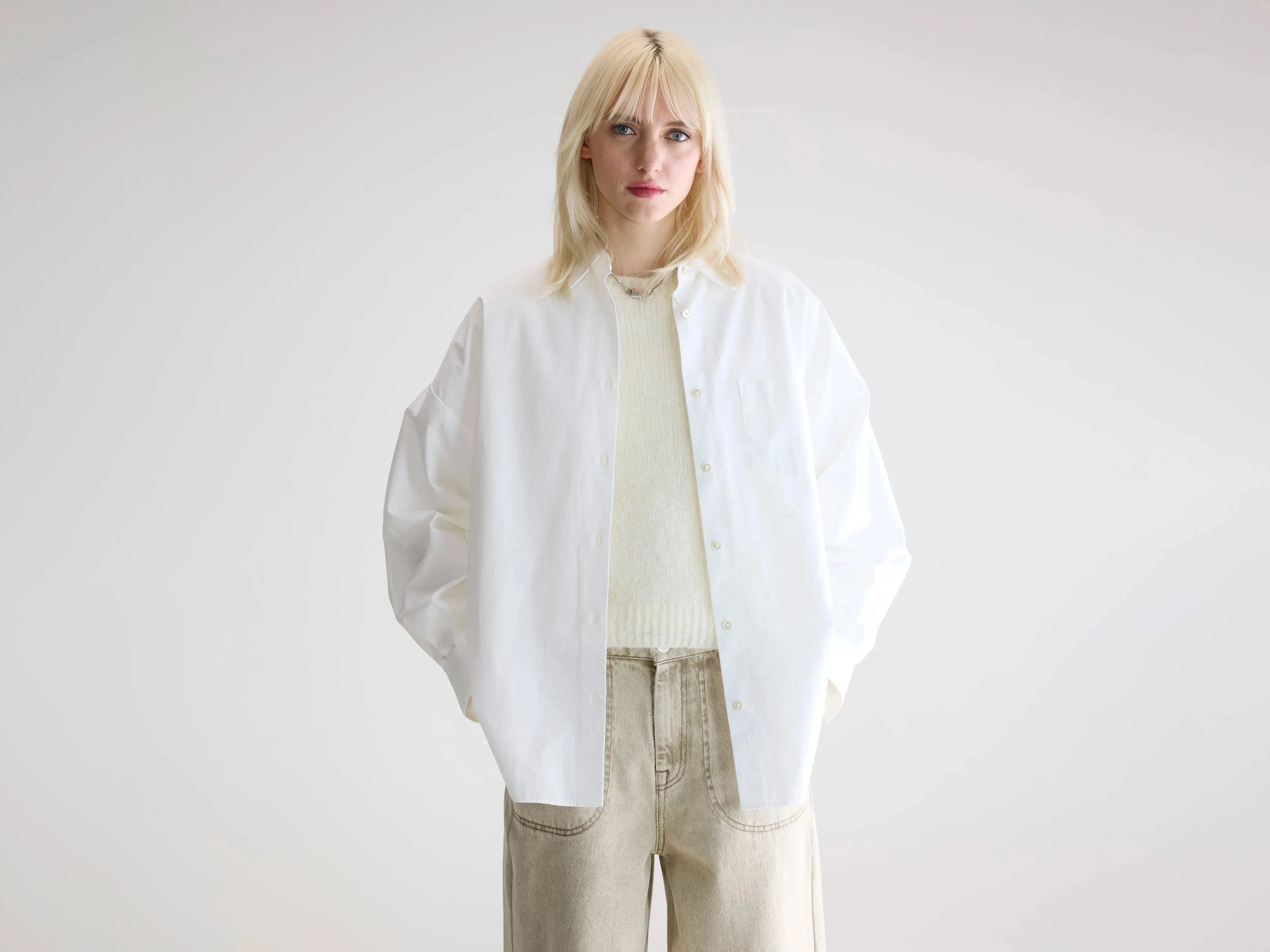 Giorgia poplin shirt (252 / W / WHITE) sold by Bellerose