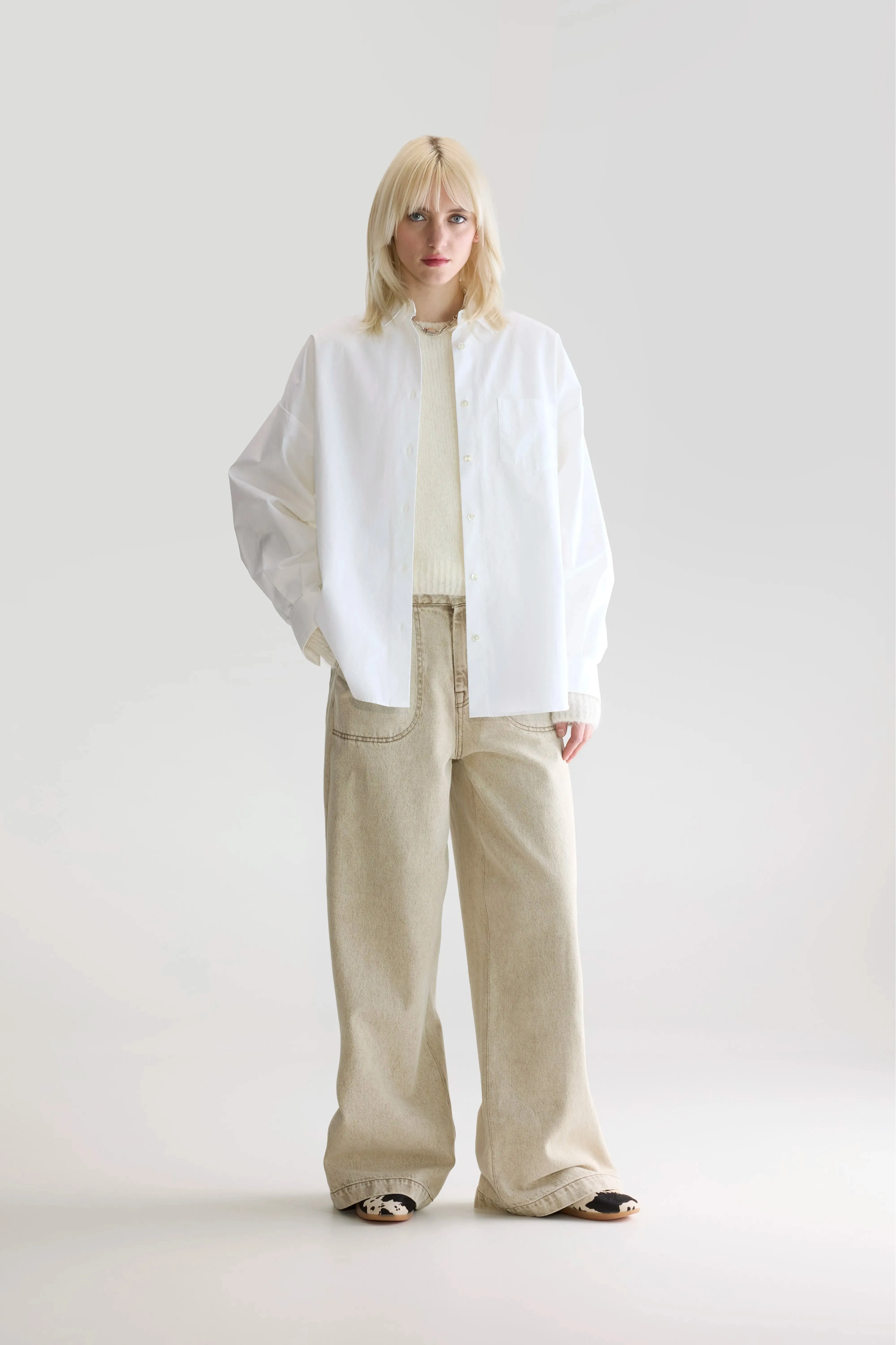 Giorgia poplin shirt (252 / W / WHITE) sold by Bellerose product image thumbnail 3