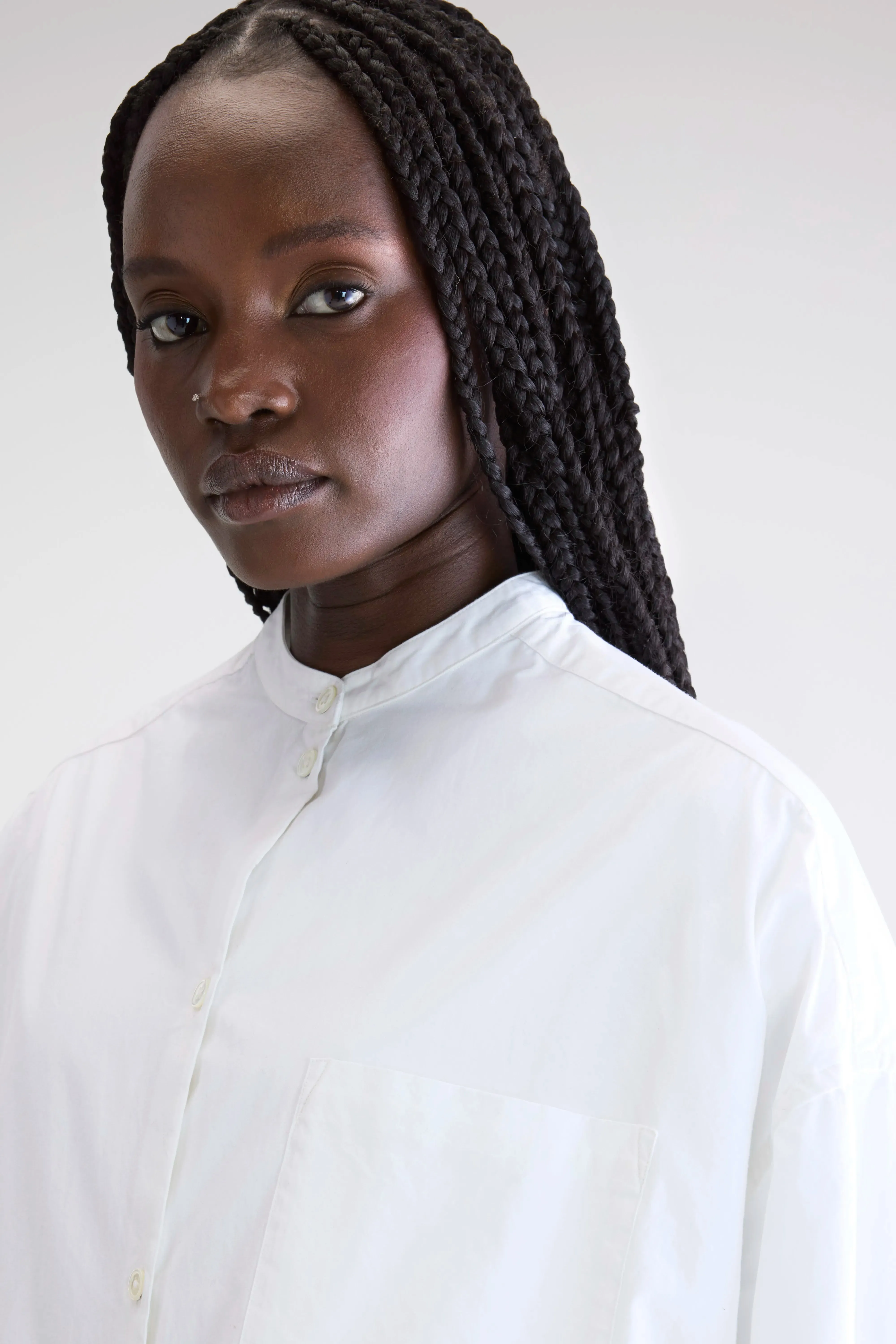 Gorky poplin shirt (252 / W / WHITE) sold by Bellerose product image thumbnail 5