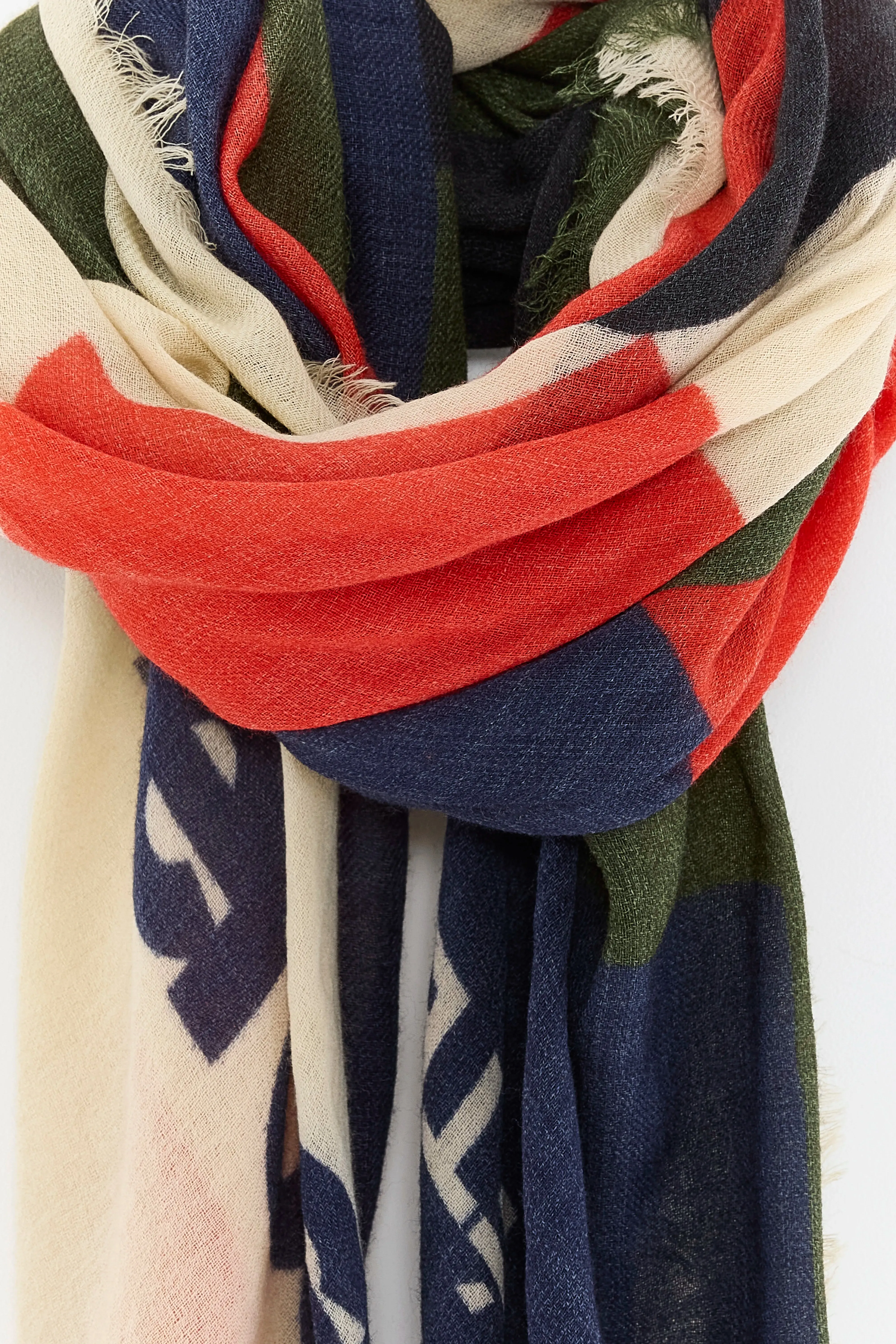 Sose square scarf (252 / W / DISPLAY A) sold by Bellerose product image thumbnail 3