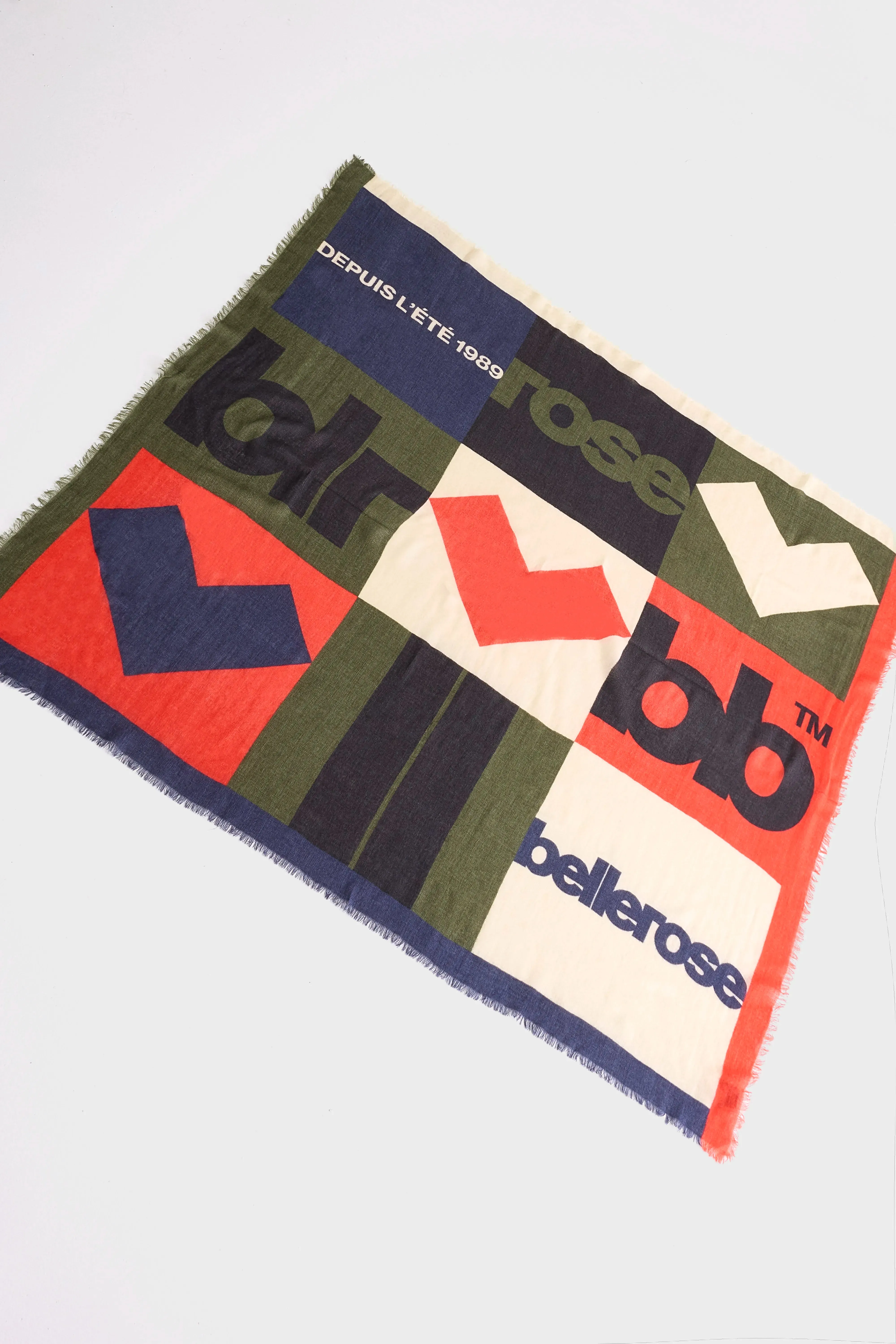 Sose square scarf (252 / W / DISPLAY A) sold by Bellerose product image thumbnail 5