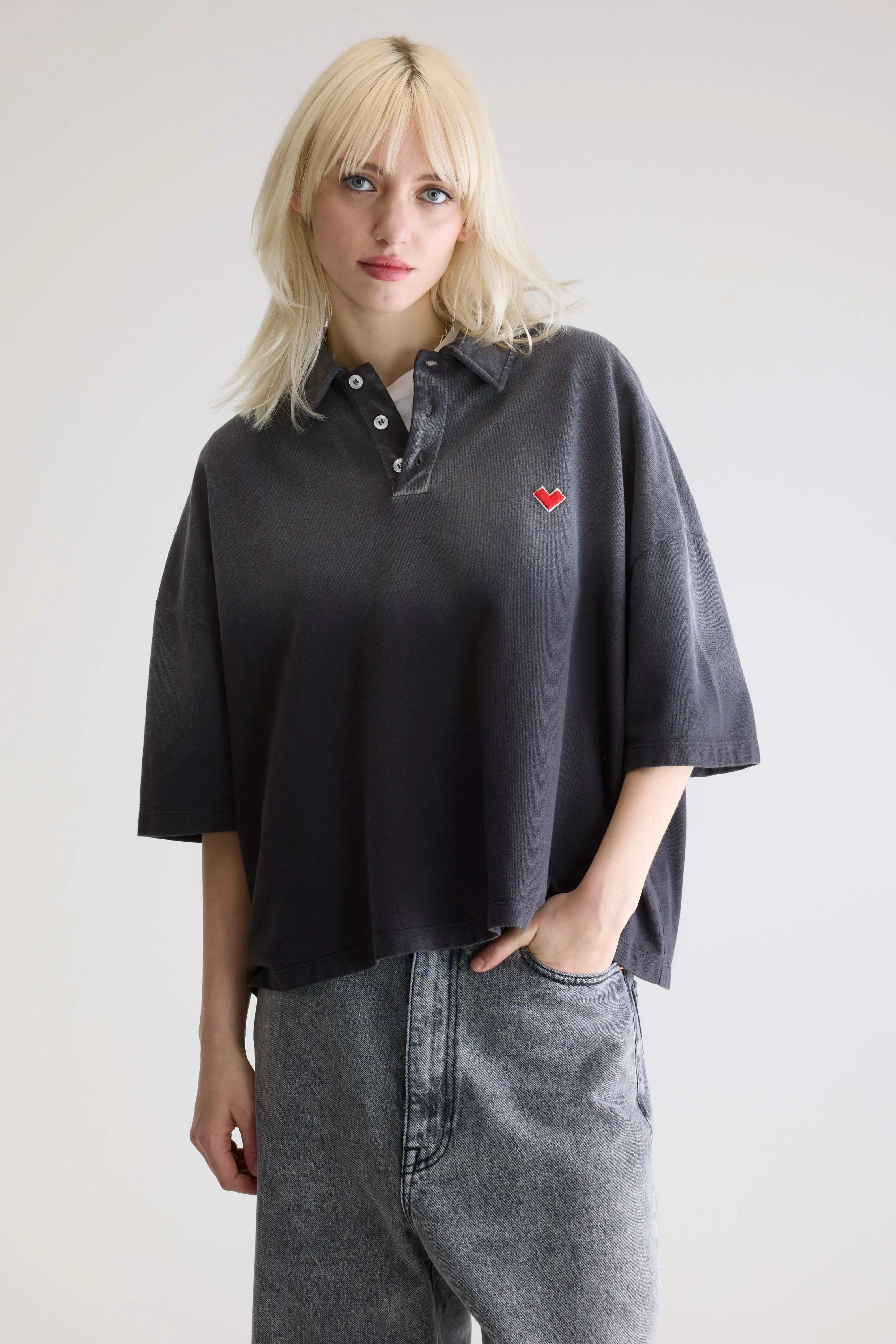 Foolo short-sleeve polo (252 / W / BLACK BLUE) sold by Bellerose product image thumbnail 2