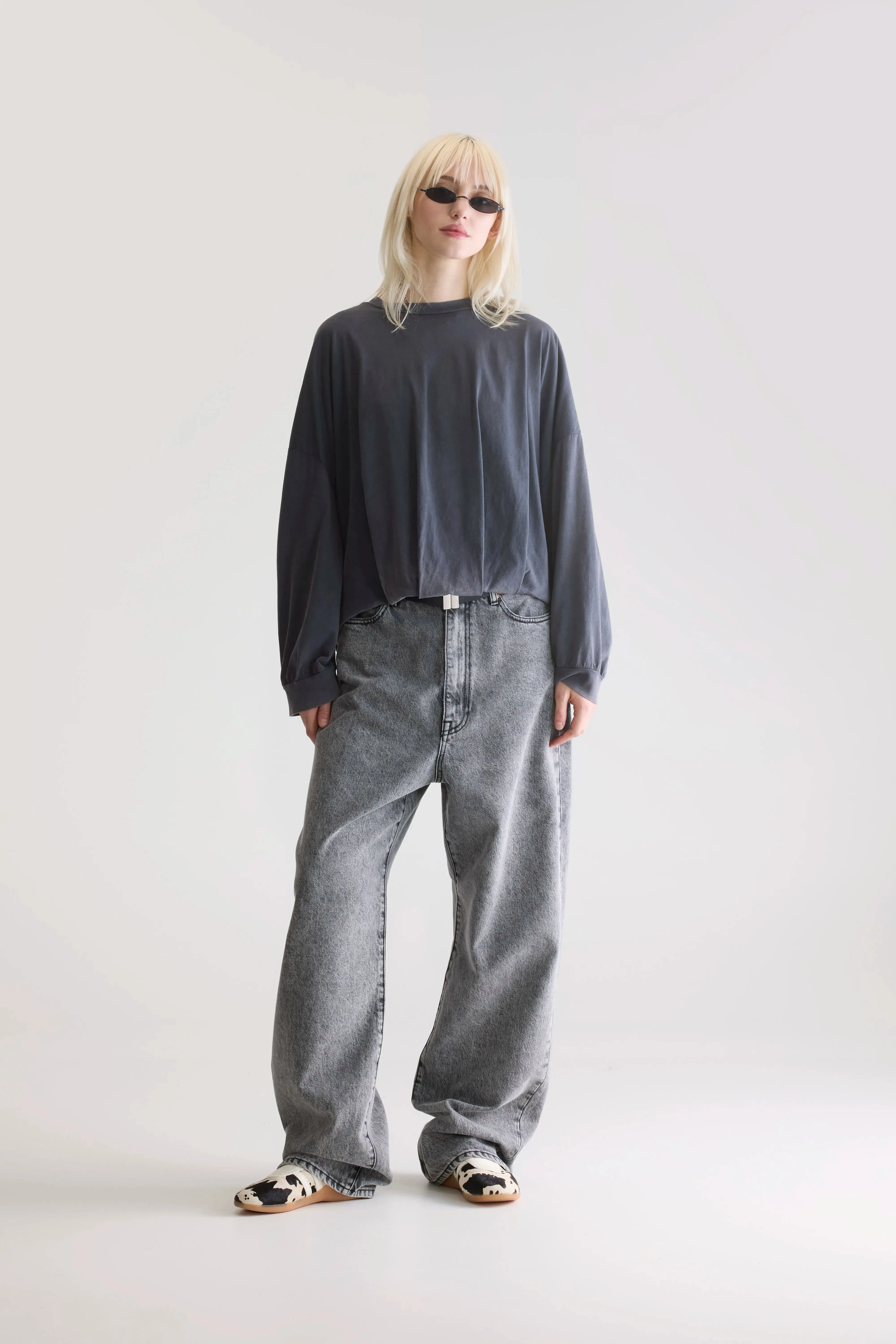 Flam long-sleeve t-shirt (252 / W / BLACK BEAUTY) sold by Bellerose product image thumbnail 3