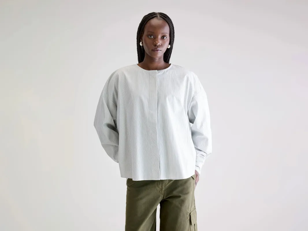 Galatea striped shirt (252 / W / STRIPE U) sold by Bellerose