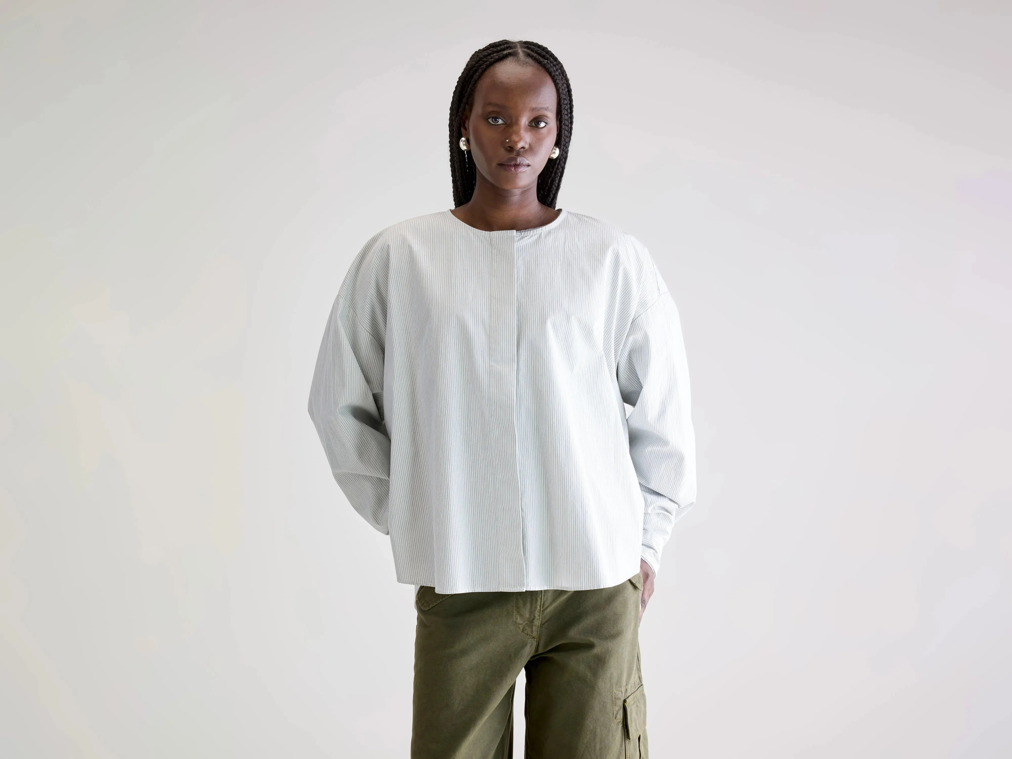 Galatea striped shirt (252 / W / STRIPE U) sold by Bellerose