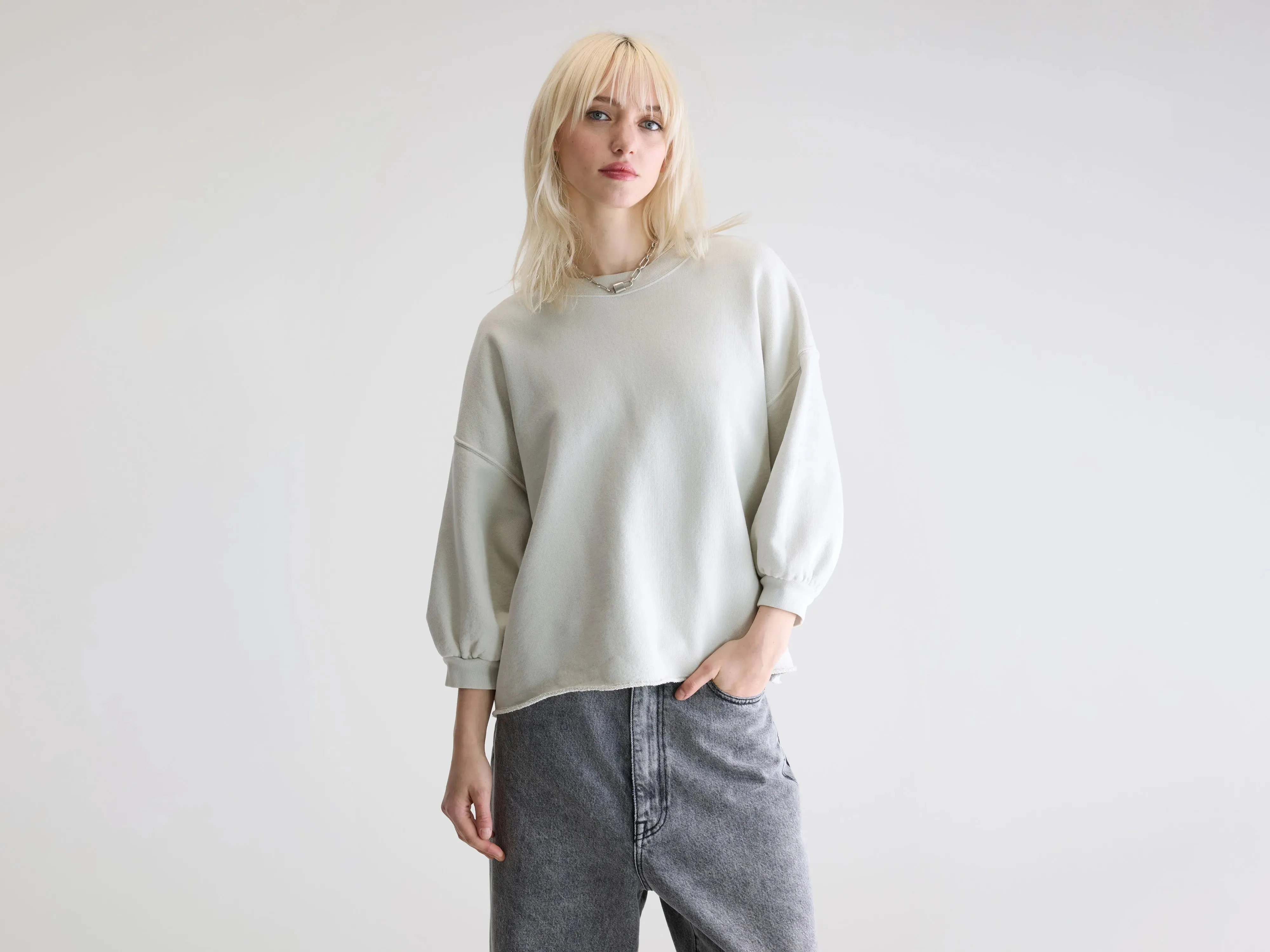Vicske crewneck sweatshirt (252 / W / NUAGE) sold by Bellerose