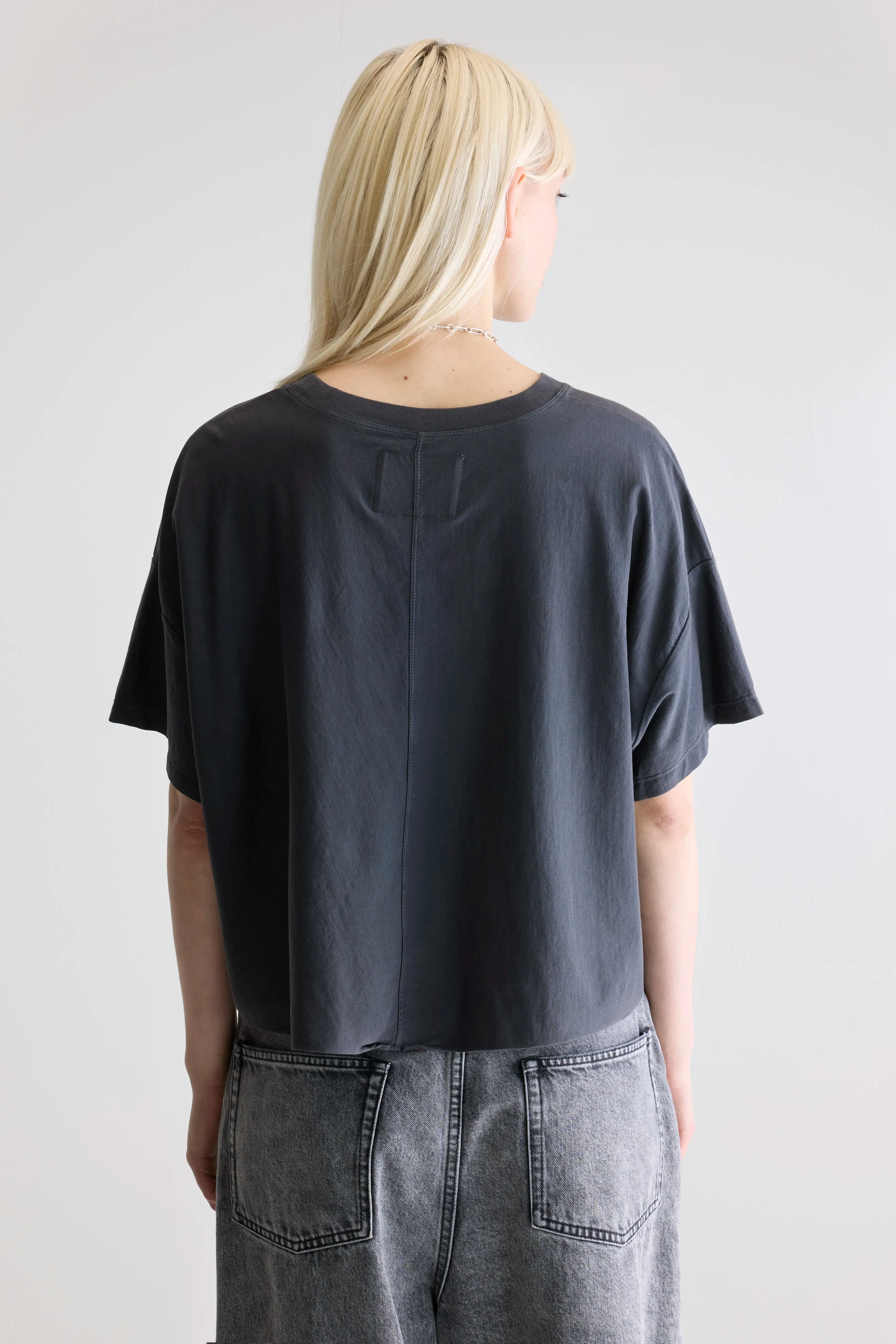 Farpy cropped t-shirt (252 / W / BLACK SAND) sold by Bellerose product image thumbnail 4