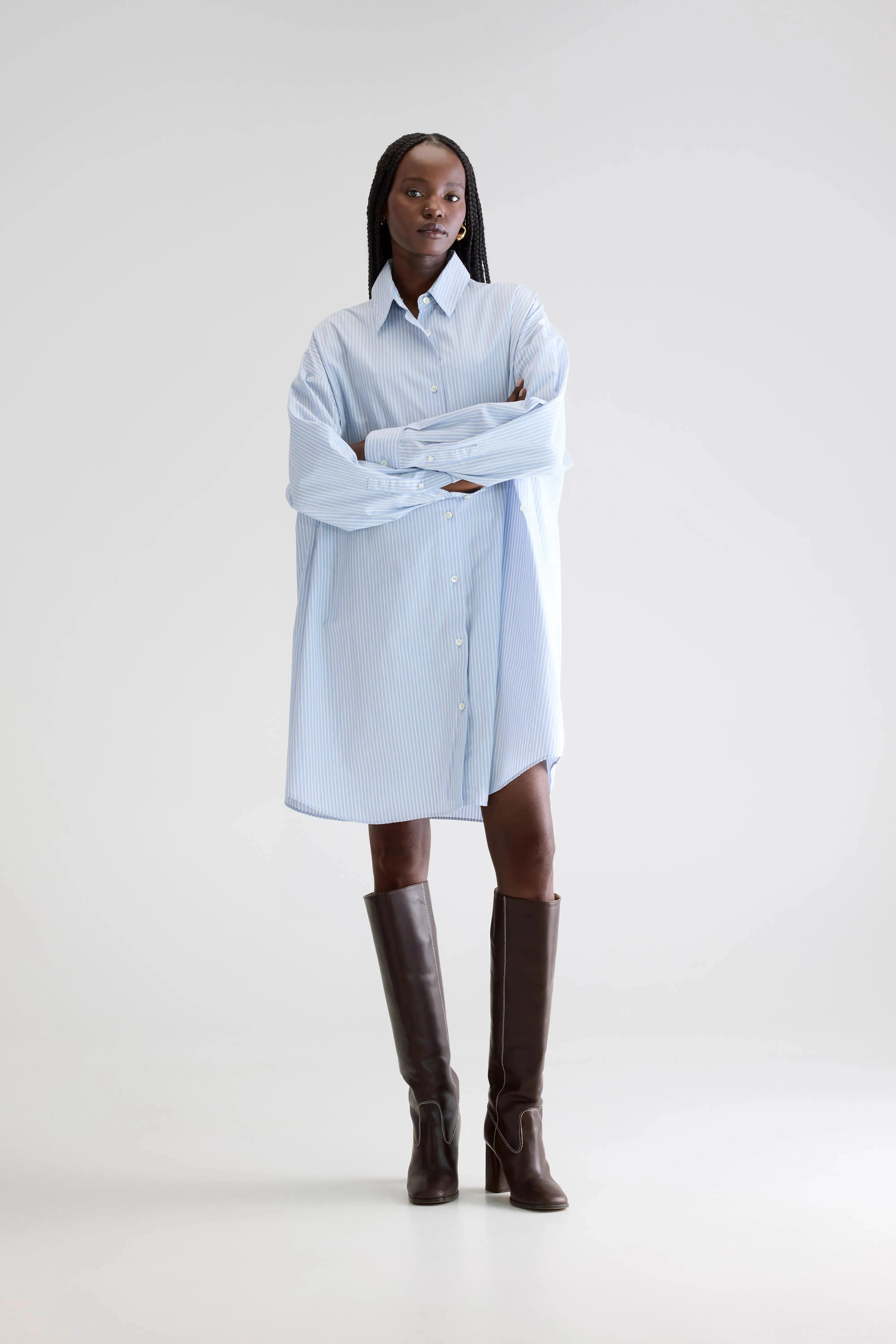 Grappa shirt dress (252 / W / STRIPE W) sold by Bellerose product image thumbnail 2