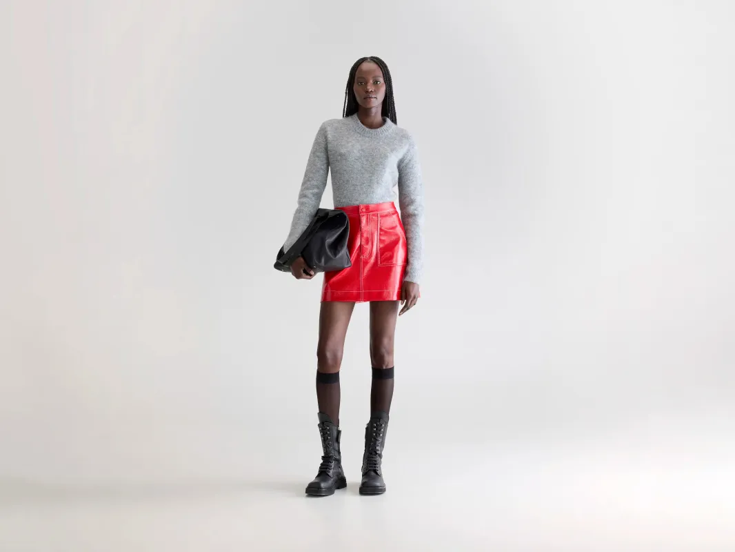 Hayna mini skirt (252 / W / SANGUINE) sold by Bellerose