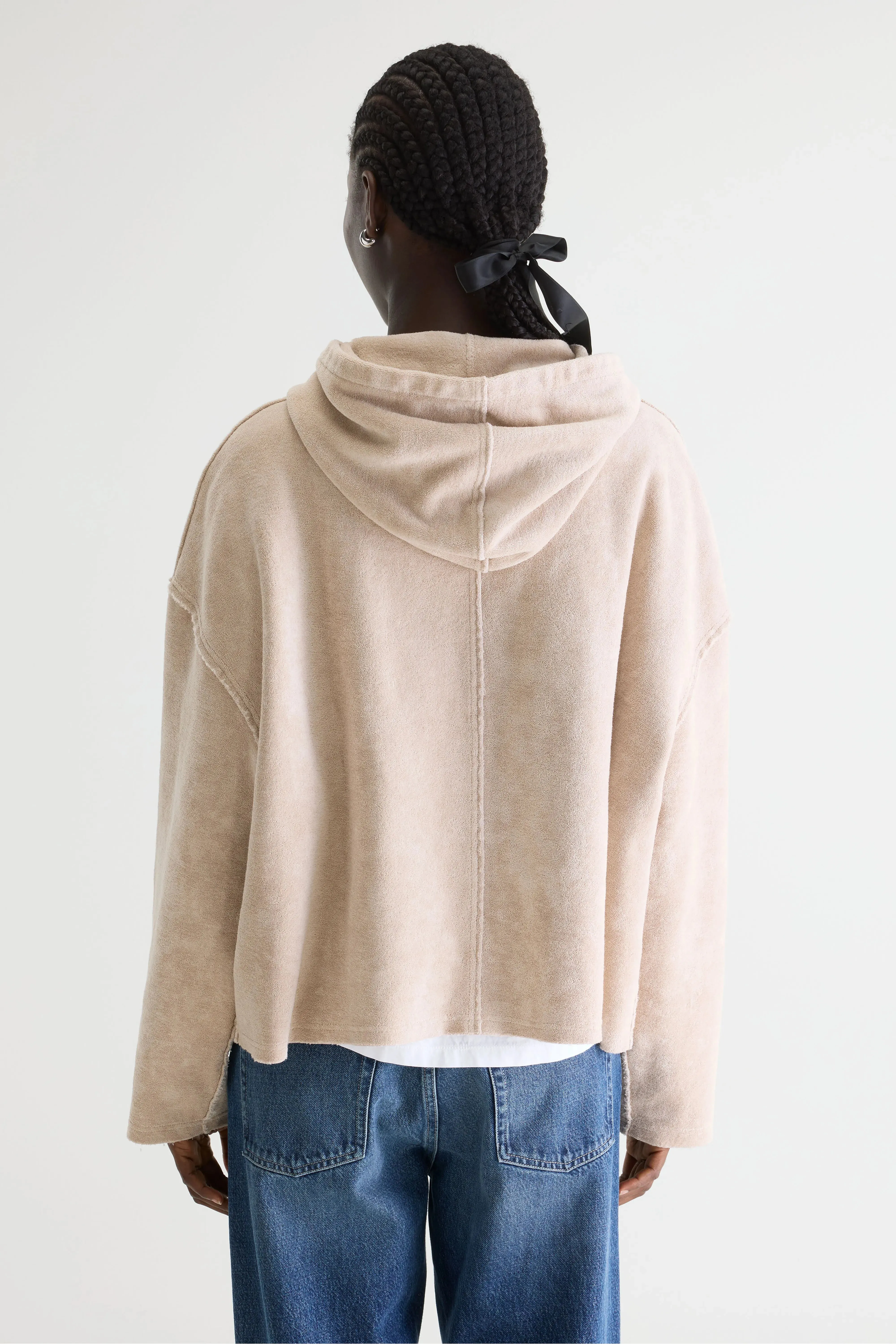 Fannel terry hoodie (252 / W / STONE) sold by Bellerose product image thumbnail 4