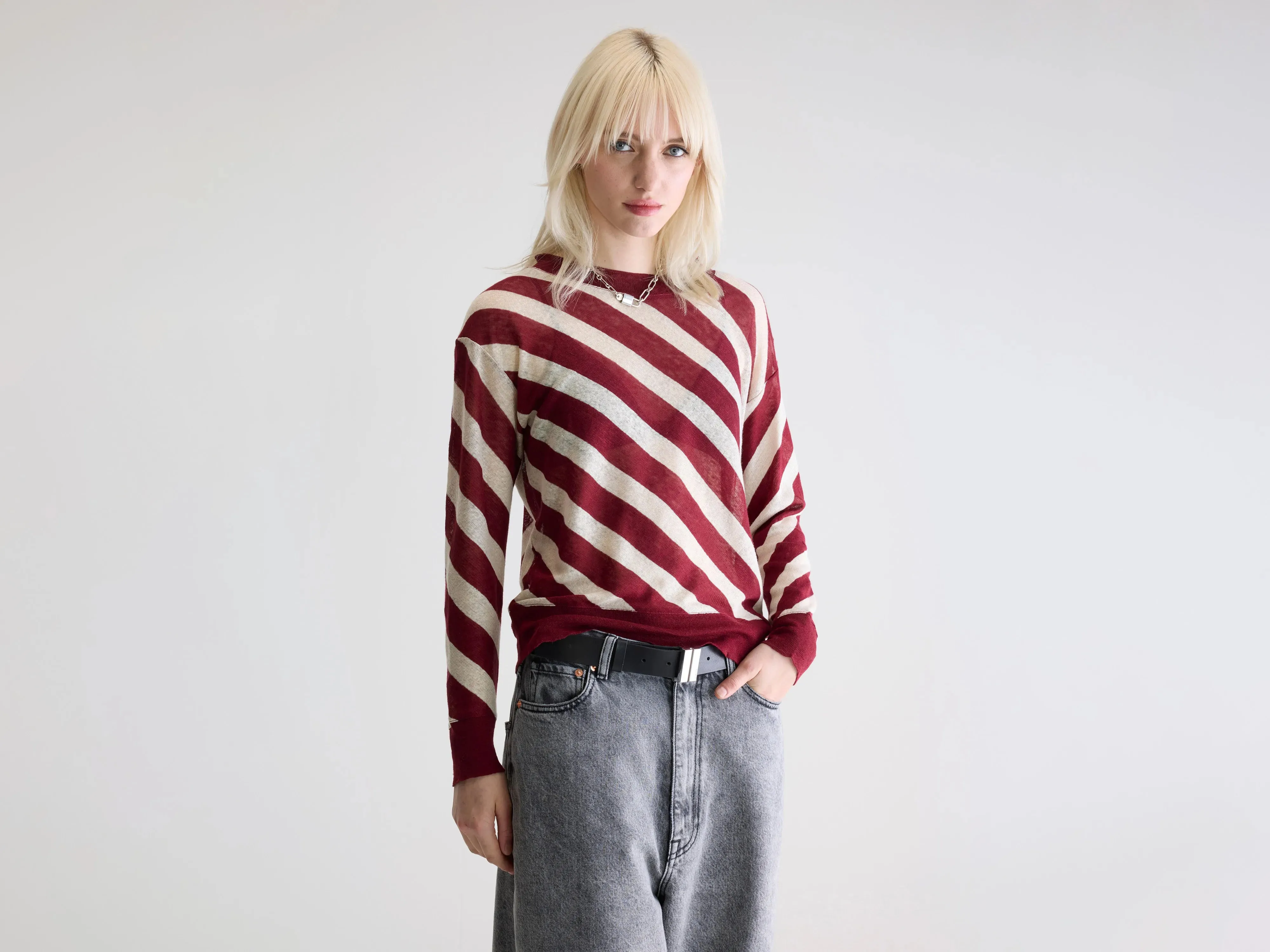 Senia relaxed t-shirt (252 / W / STRIPE A) sold by Bellerose