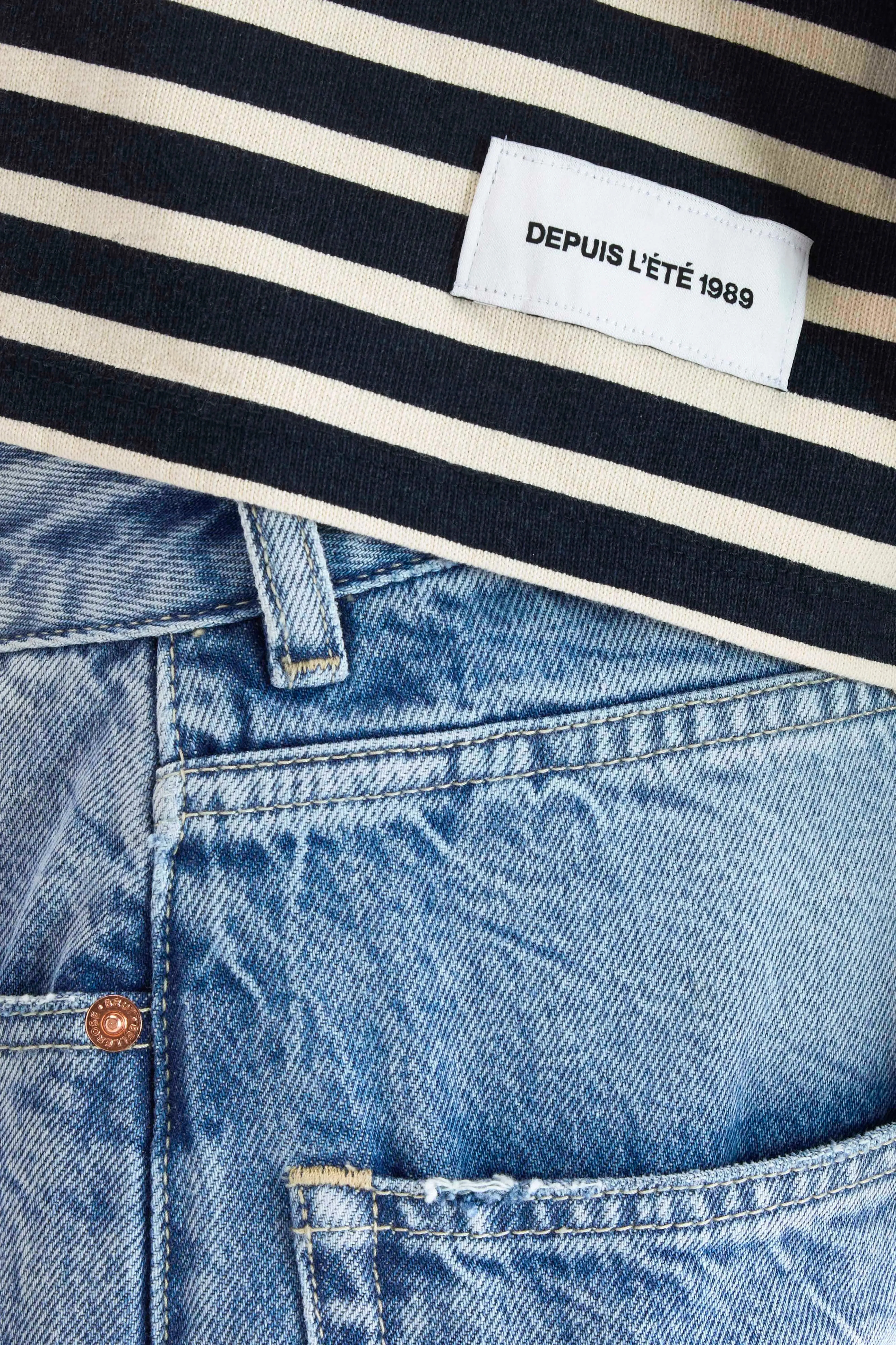 Franto long-sleeve t-shirt (252 / W / STRIPE A) sold by Bellerose product image thumbnail 5