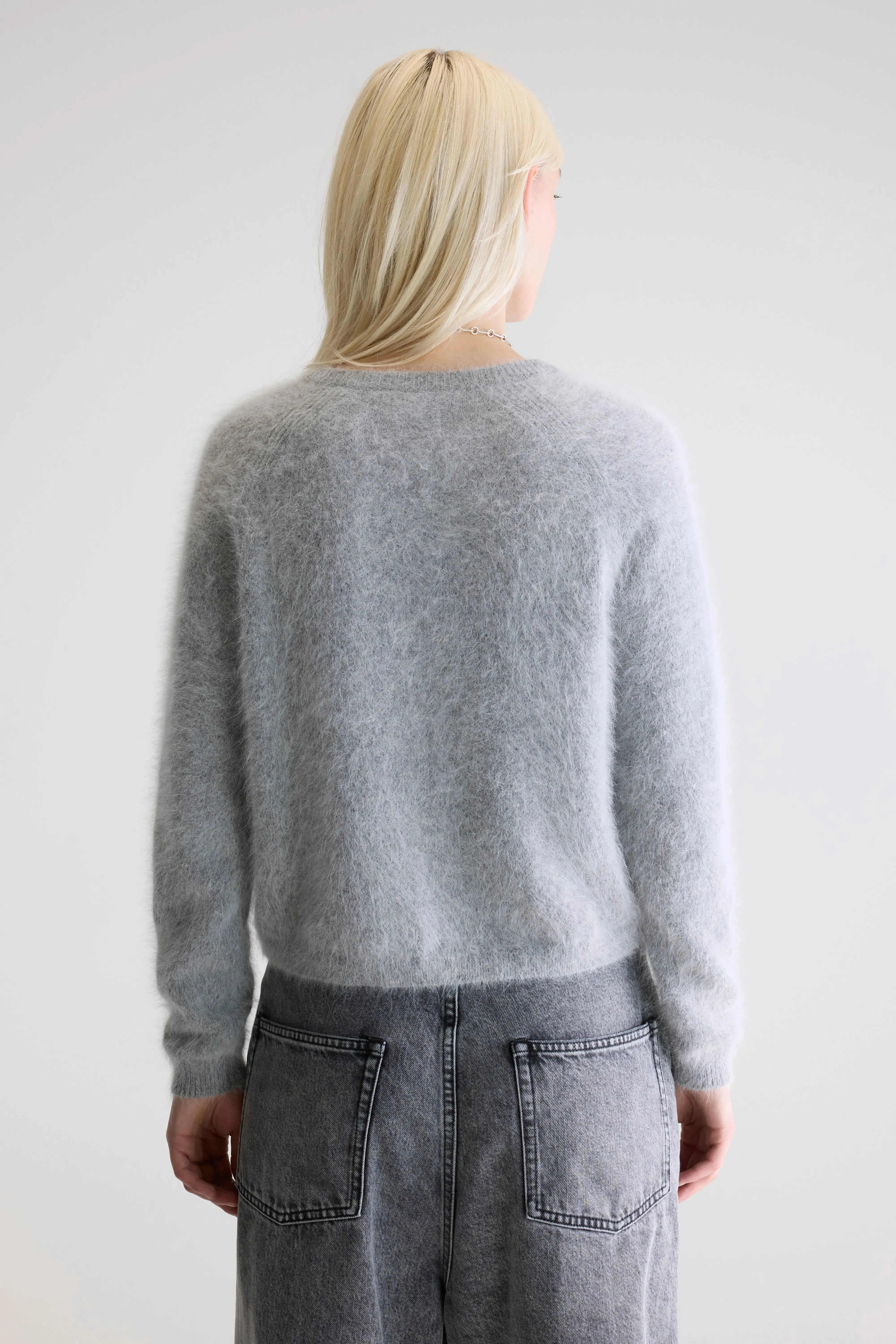 Datair angora-blend cardigan (252 / W / H. GREY) sold by Bellerose product image thumbnail 4