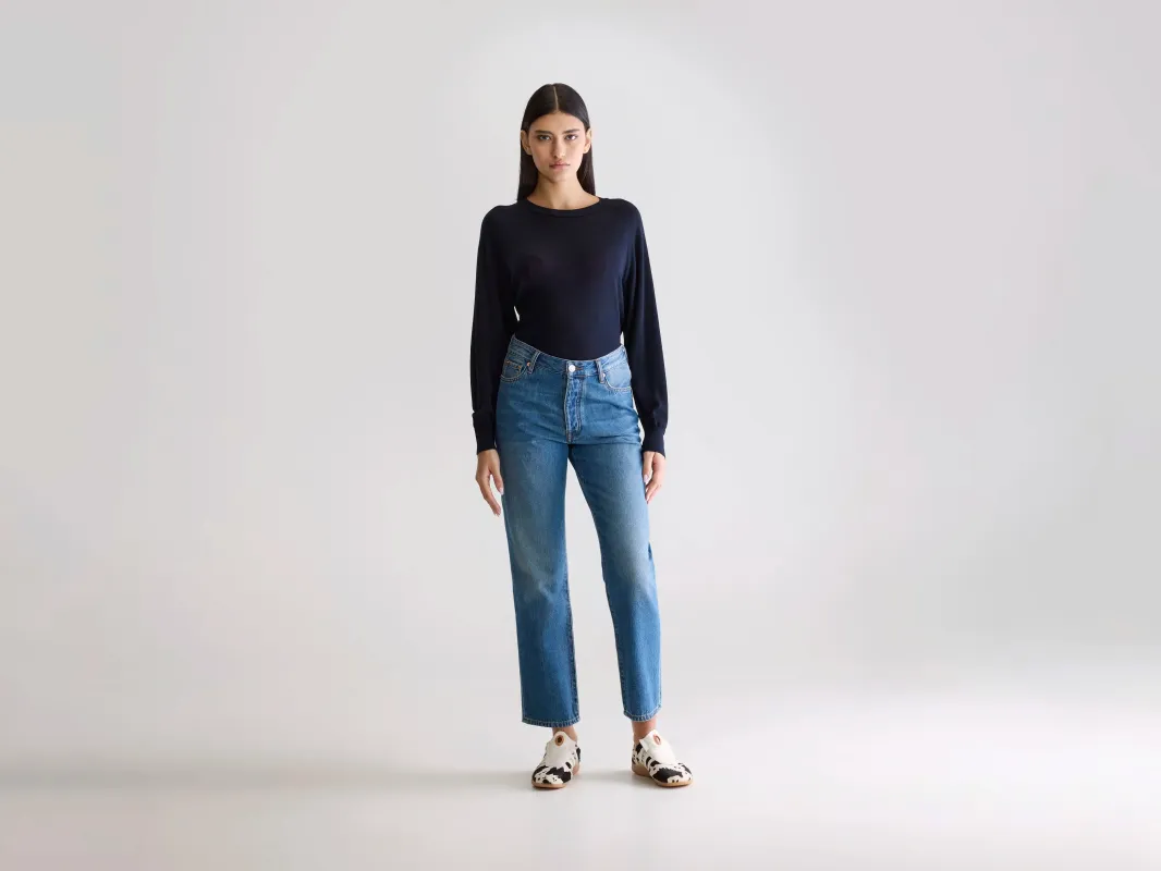 Denim N. 34 regular jeans (252 / W / USED MD BLUE) sold by Bellerose