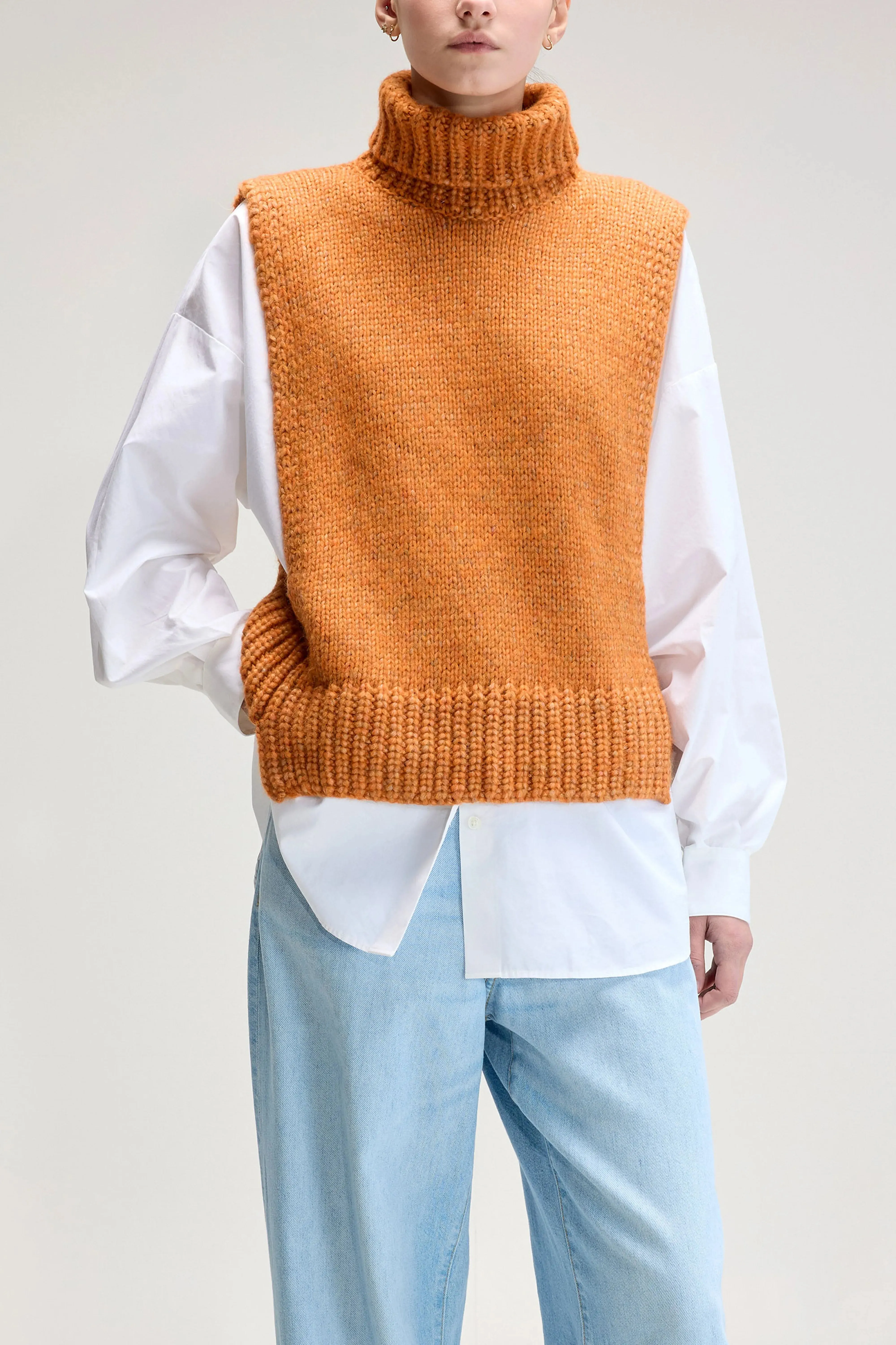 Upcycled Sleeveless Sweater (UPC / W / AUTUMN) sold by Bellerose product image thumbnail 2