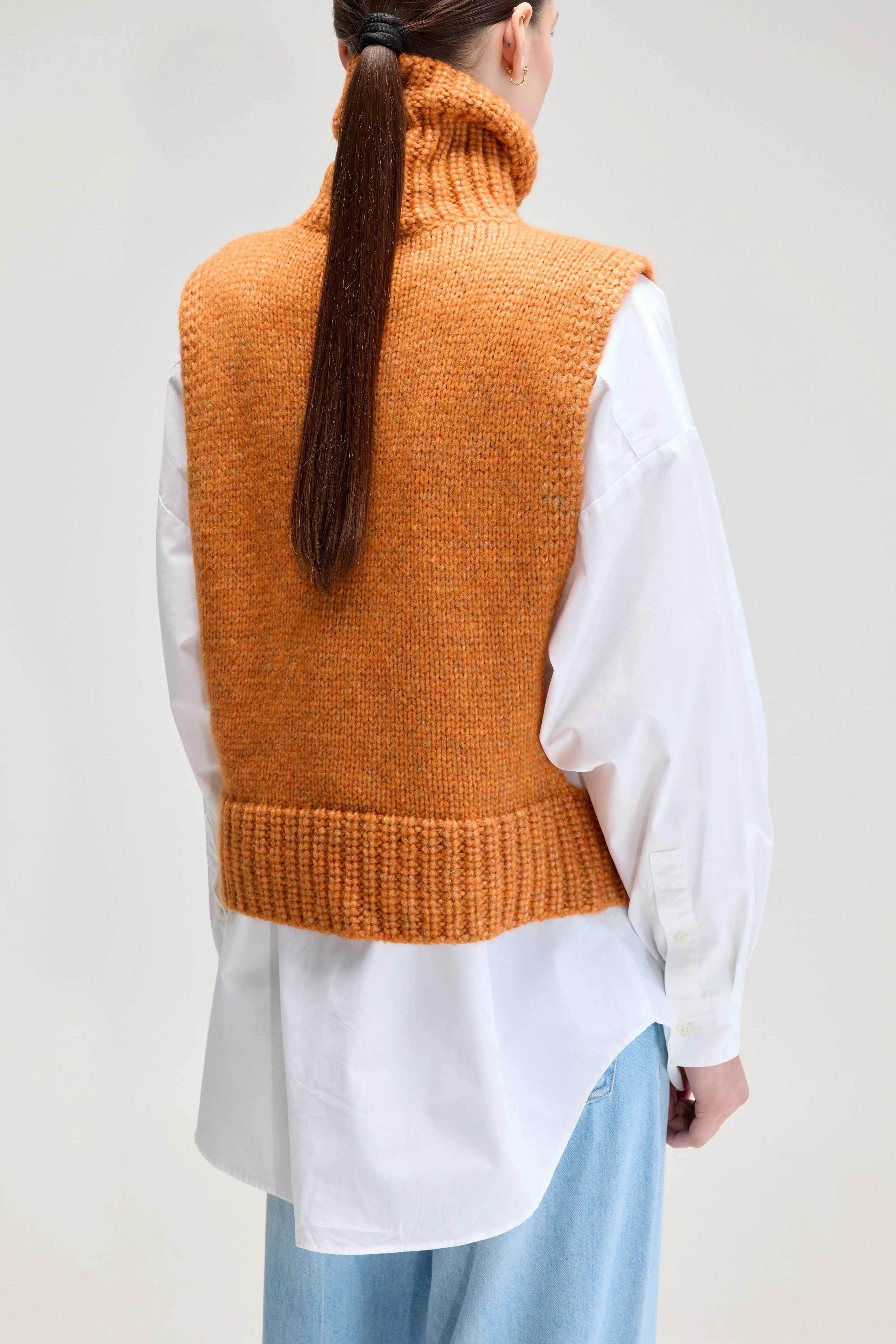 Upcycled Sleeveless Sweater (UPC / W / AUTUMN) sold by Bellerose product image thumbnail 4