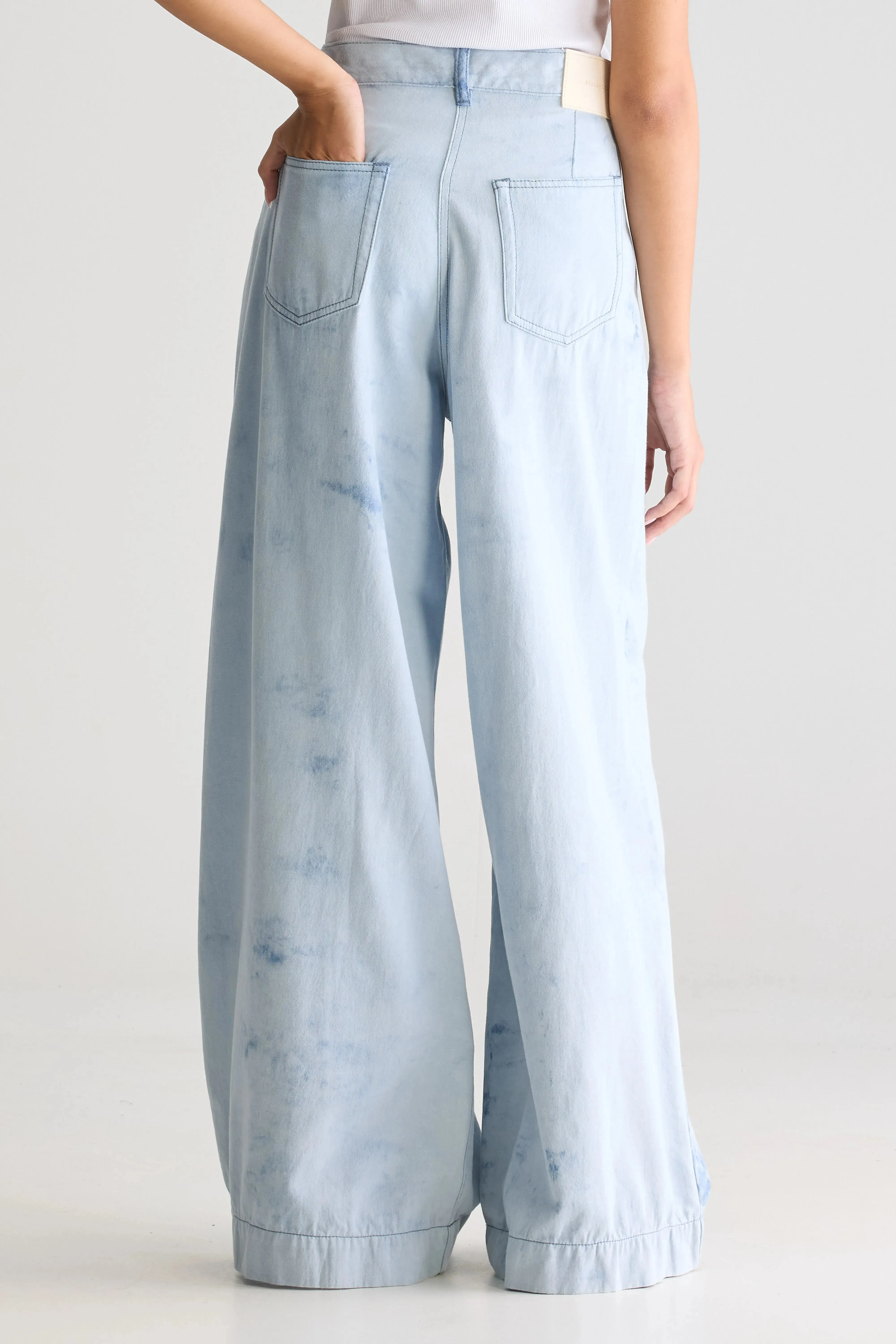 Denim N. 74 super-wide jeans (251 / W / SHADED BLUE) sold by Bellerose product image thumbnail 4