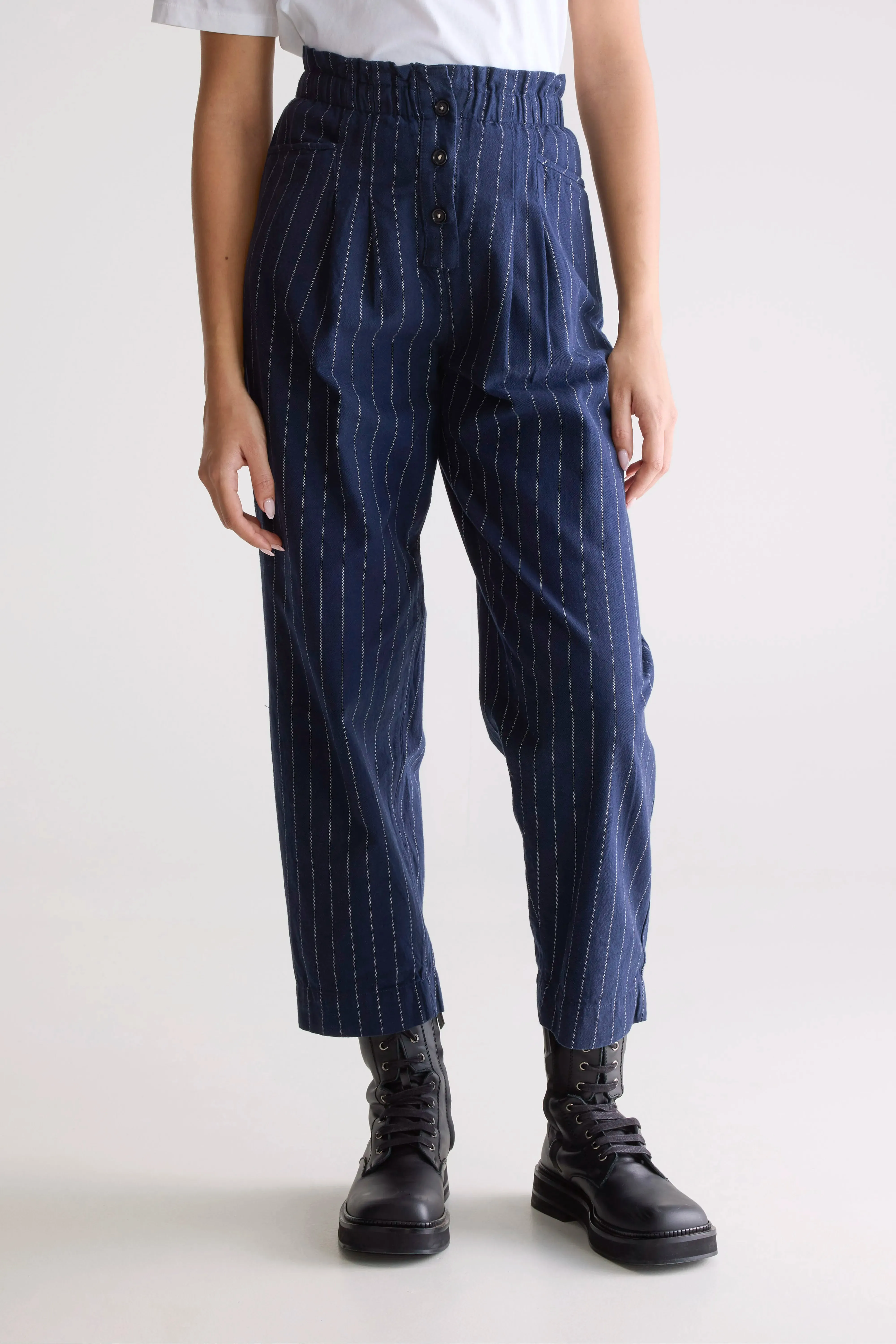Lilo paperbag trousers (252 / W / STRIPE A) sold by Bellerose product image thumbnail 3