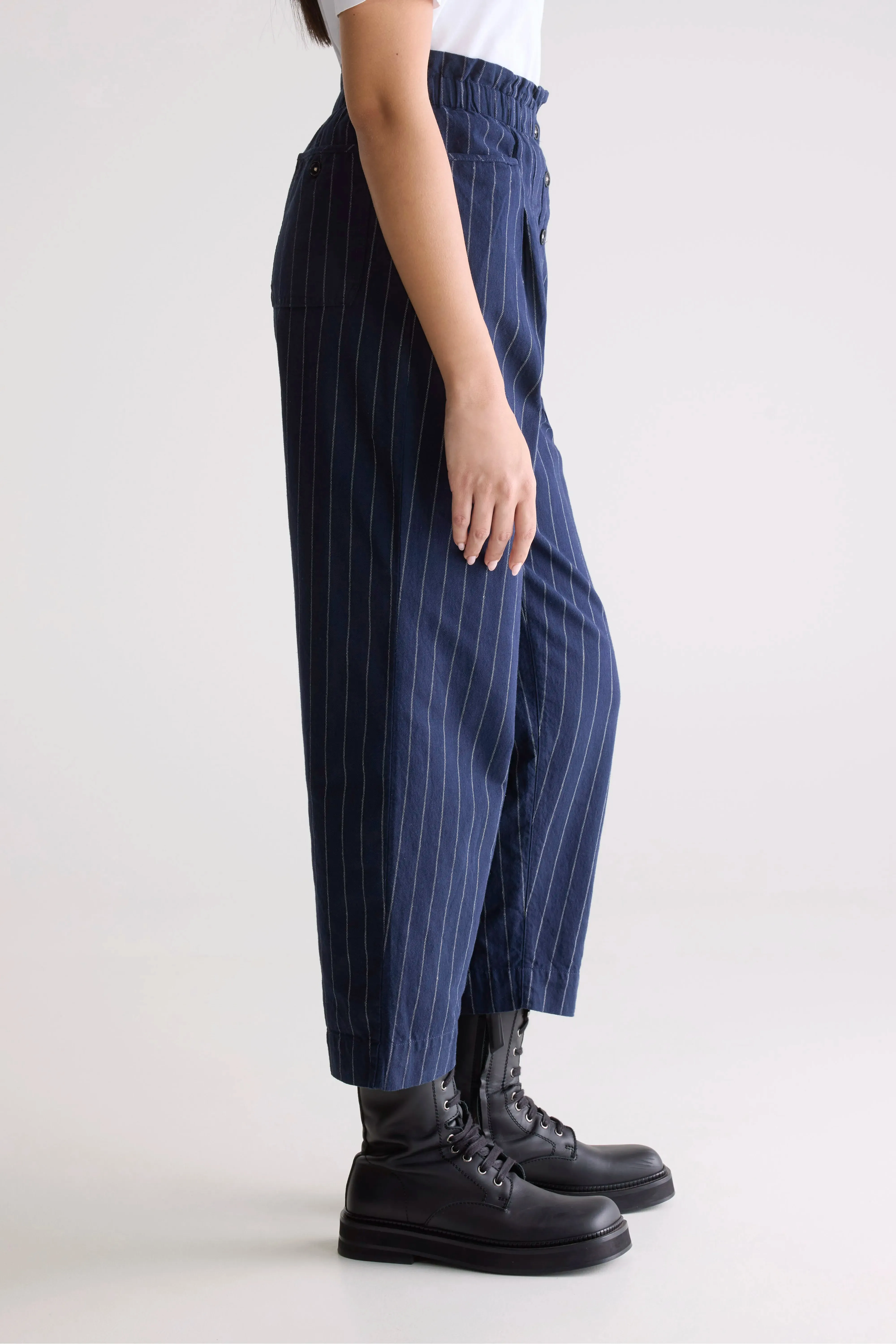 Lilo paperbag trousers (252 / W / STRIPE A) sold by Bellerose product image thumbnail 5