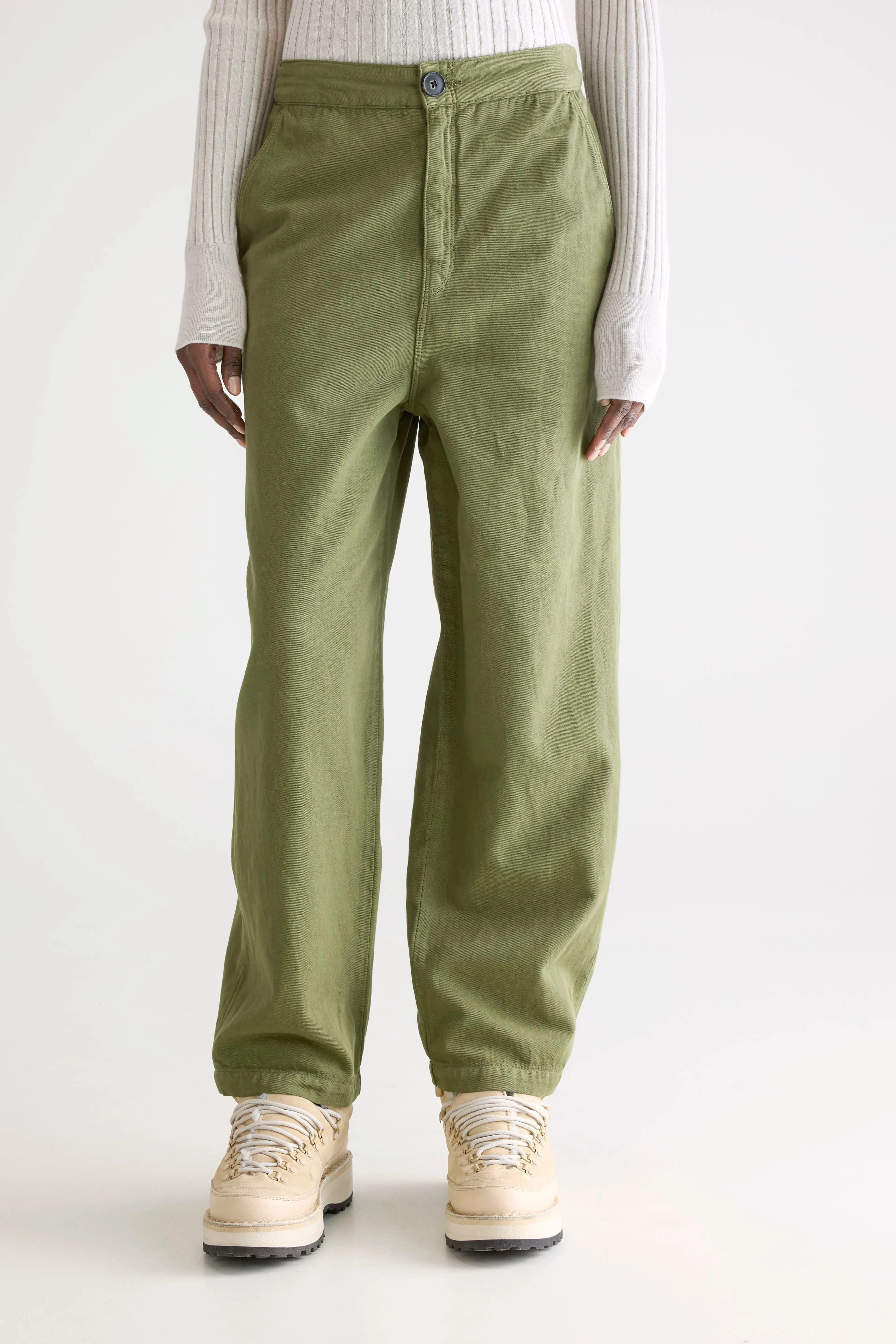 Pasop relaxed khaki trousers (252 / W / ARMY) sold by Bellerose product image thumbnail 3