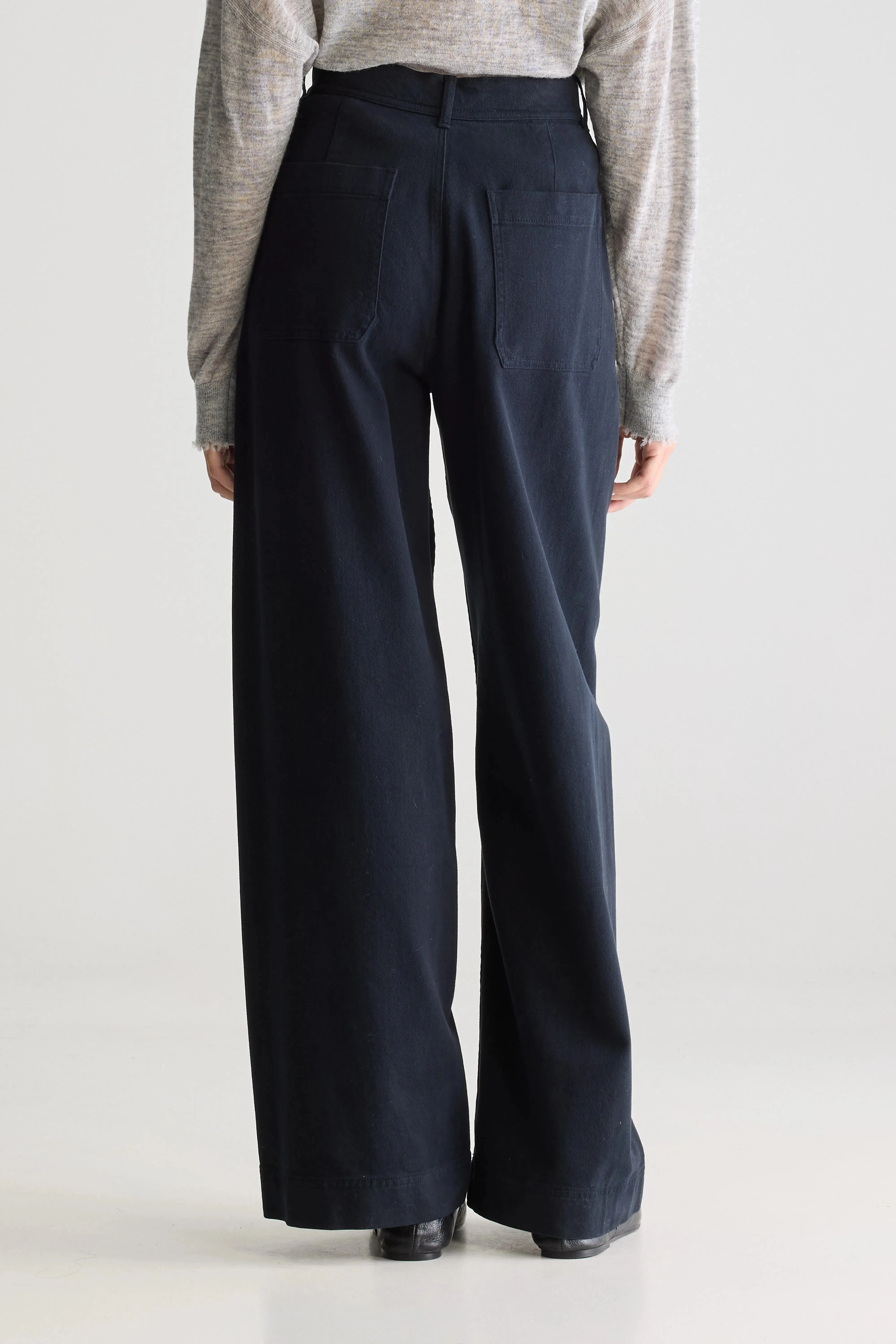 Lottie wide trousers (252 / W / NAVY) sold by Bellerose product image thumbnail 4