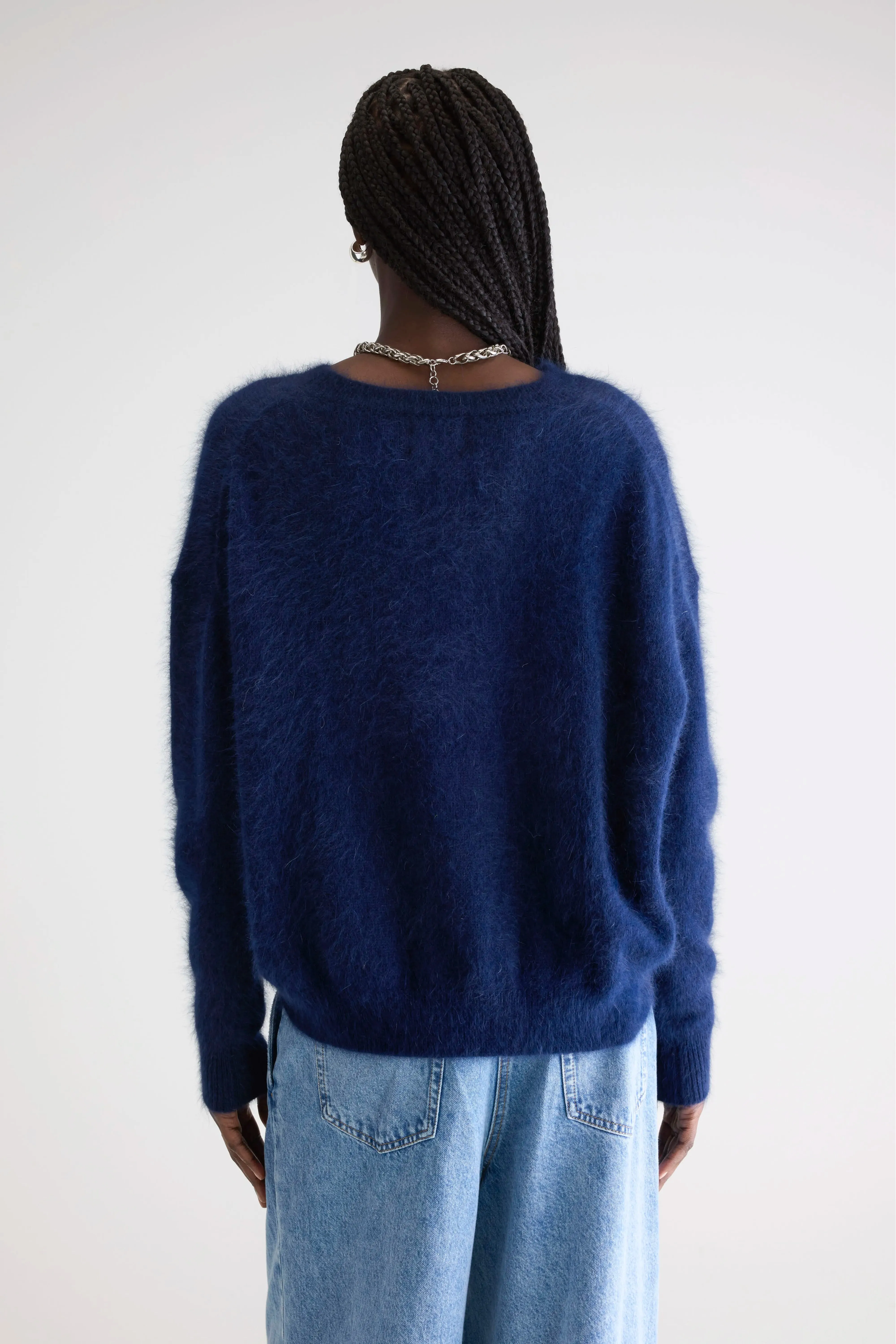 Datus angora-blend sweater (252 / W / NAVY) sold by Bellerose product image thumbnail 4