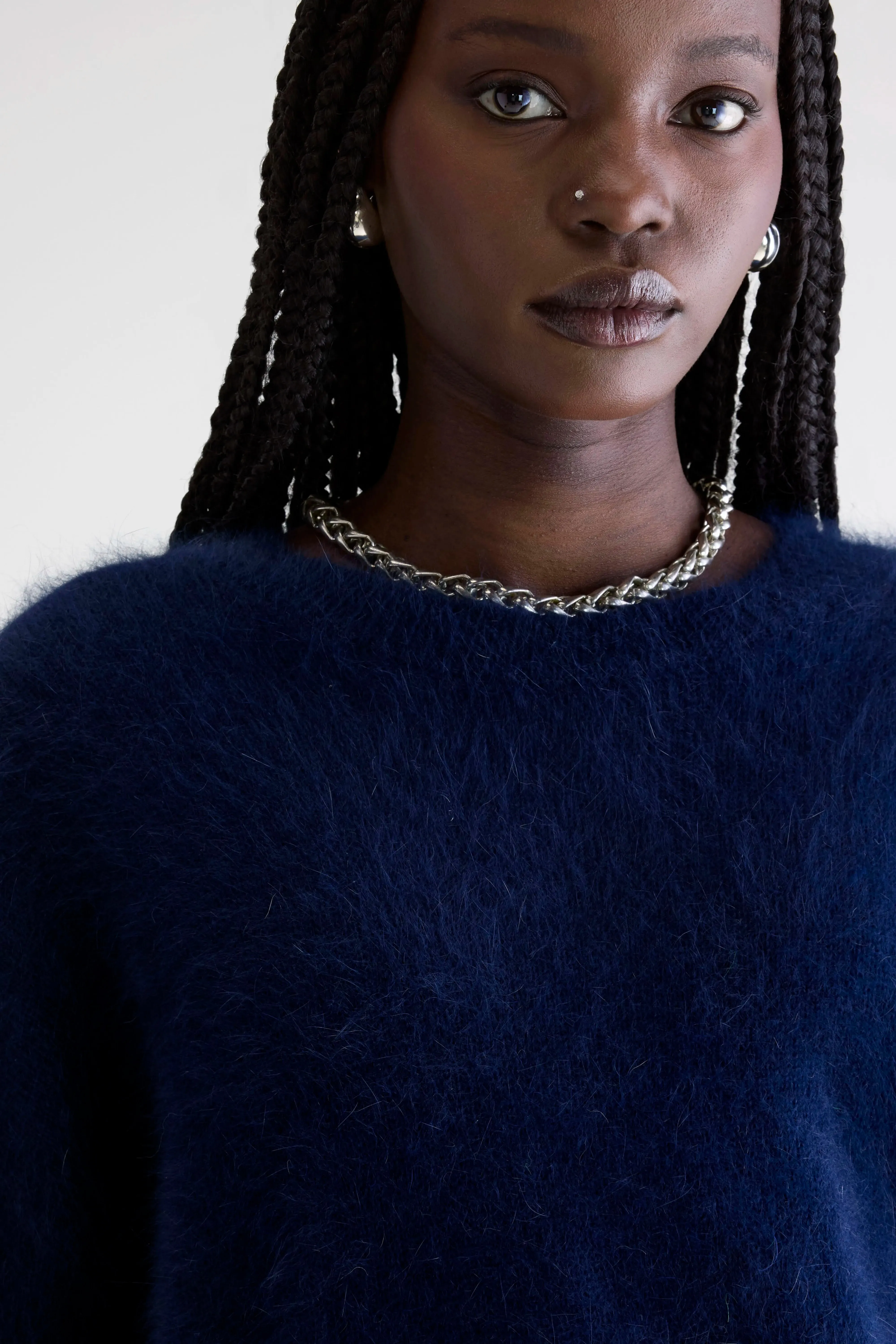 Datus angora-blend sweater (252 / W / NAVY) sold by Bellerose product image thumbnail 5