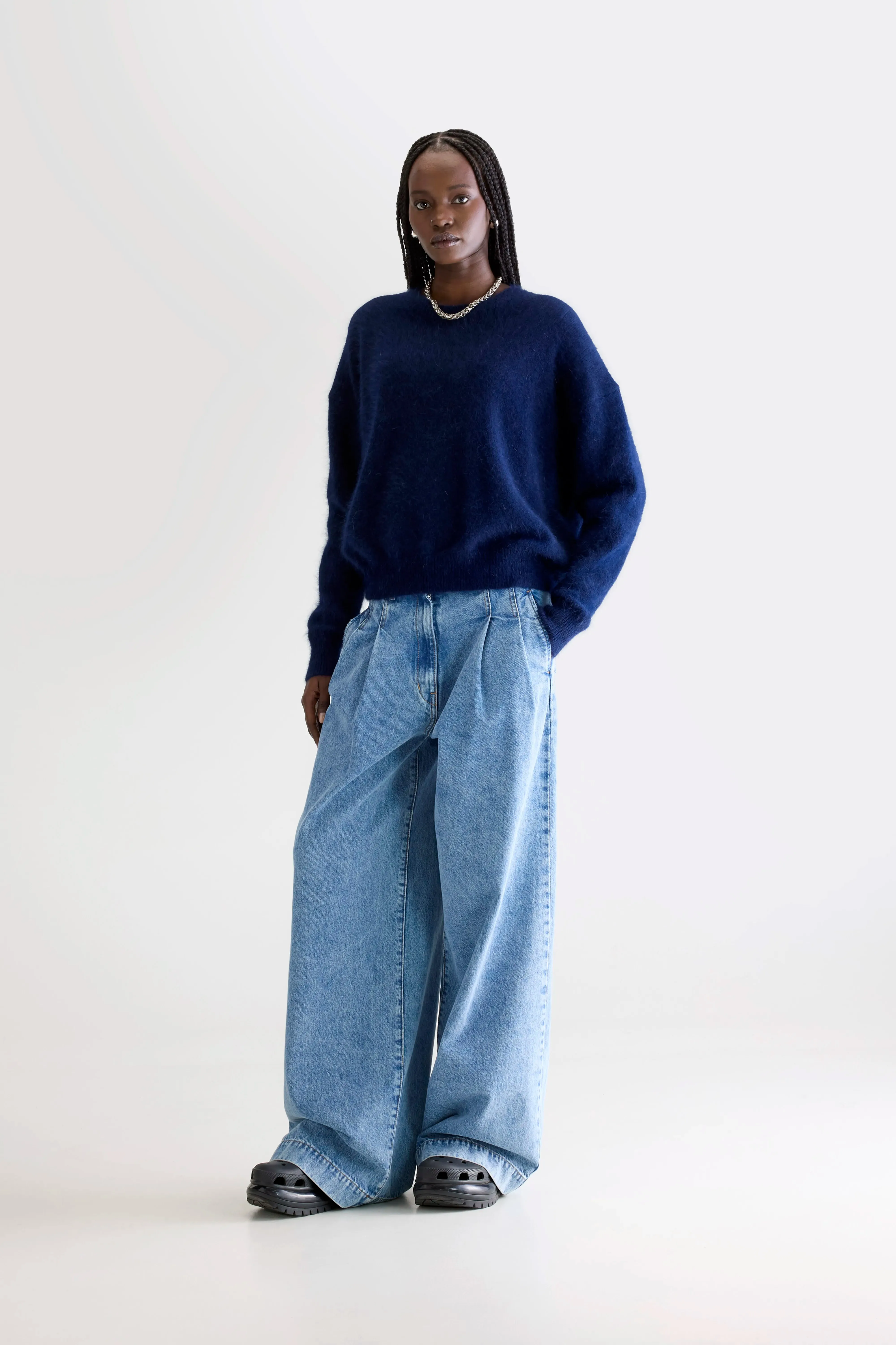 Datus angora-blend sweater (252 / W / NAVY) sold by Bellerose product image thumbnail 3