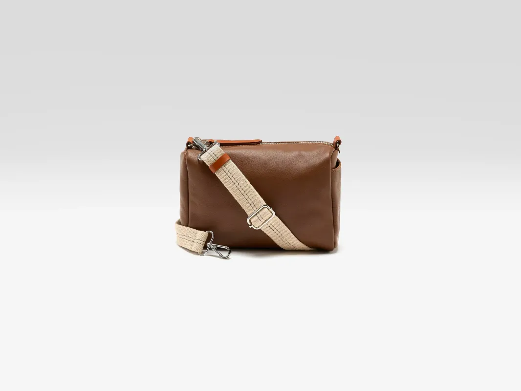Sobox crossbody bag (252 / W / COGNAC) sold by Bellerose