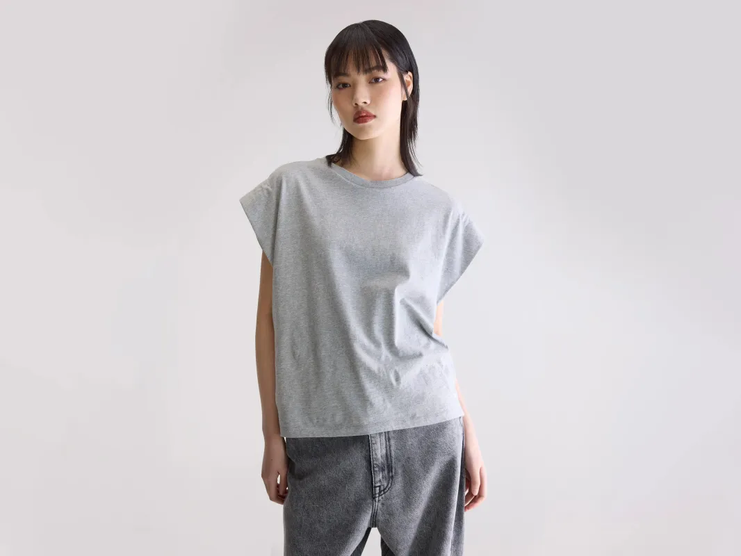 Vice crew-neck t-shirt (252 / W / H. GREY) sold by Bellerose