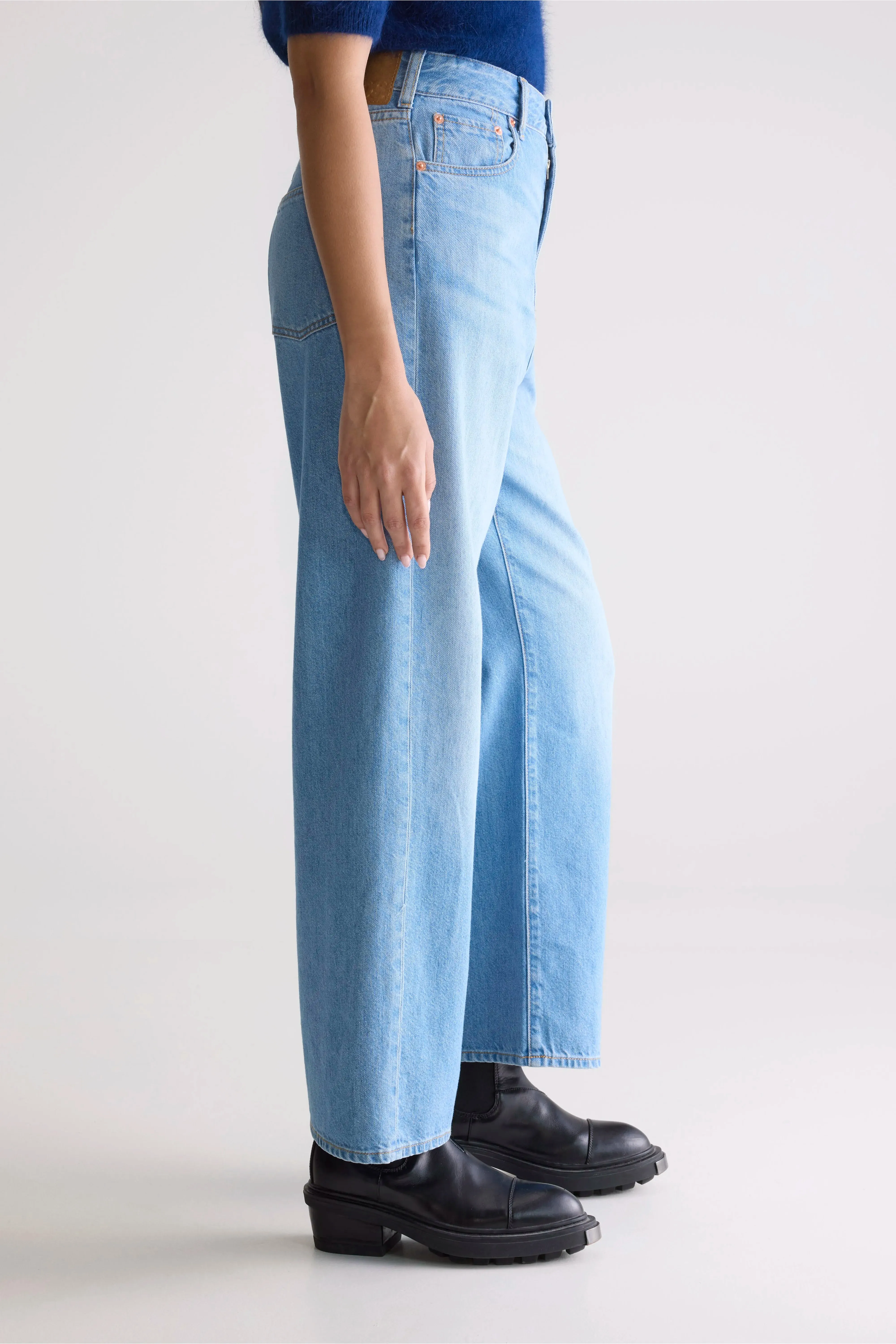 Denim N. 61 wide jeans (252 / W / VINTAGE LT BLUE) sold by Bellerose product image thumbnail 5