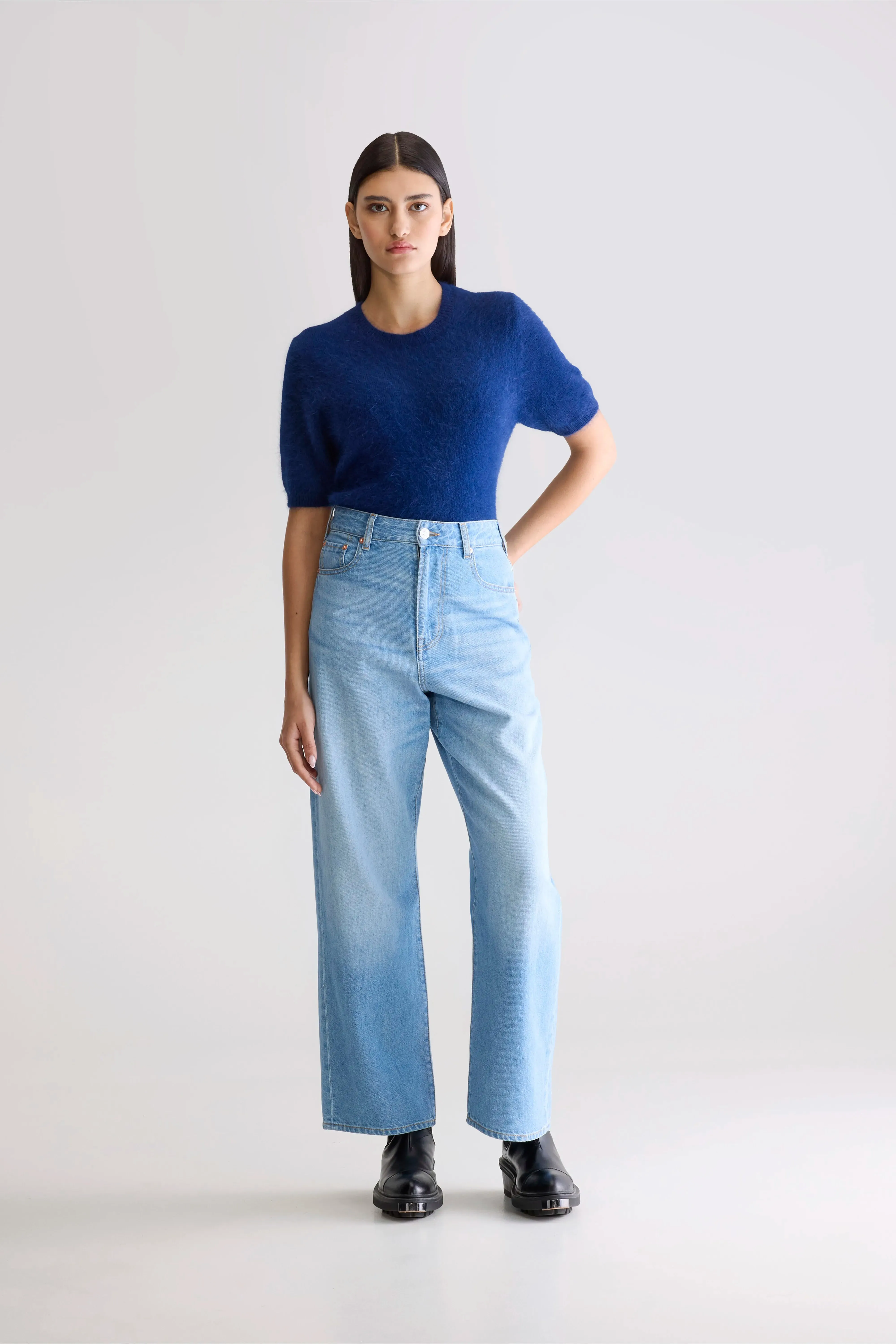 Denim N. 61 wide jeans (252 / W / VINTAGE LT BLUE) sold by Bellerose product image thumbnail 2