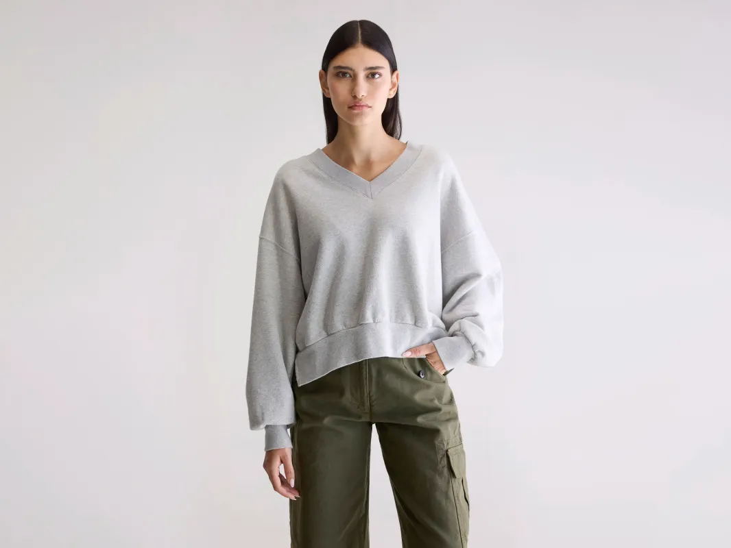 Varola v-neck sweatshirt (252 / W / H. GREY) sold by Bellerose