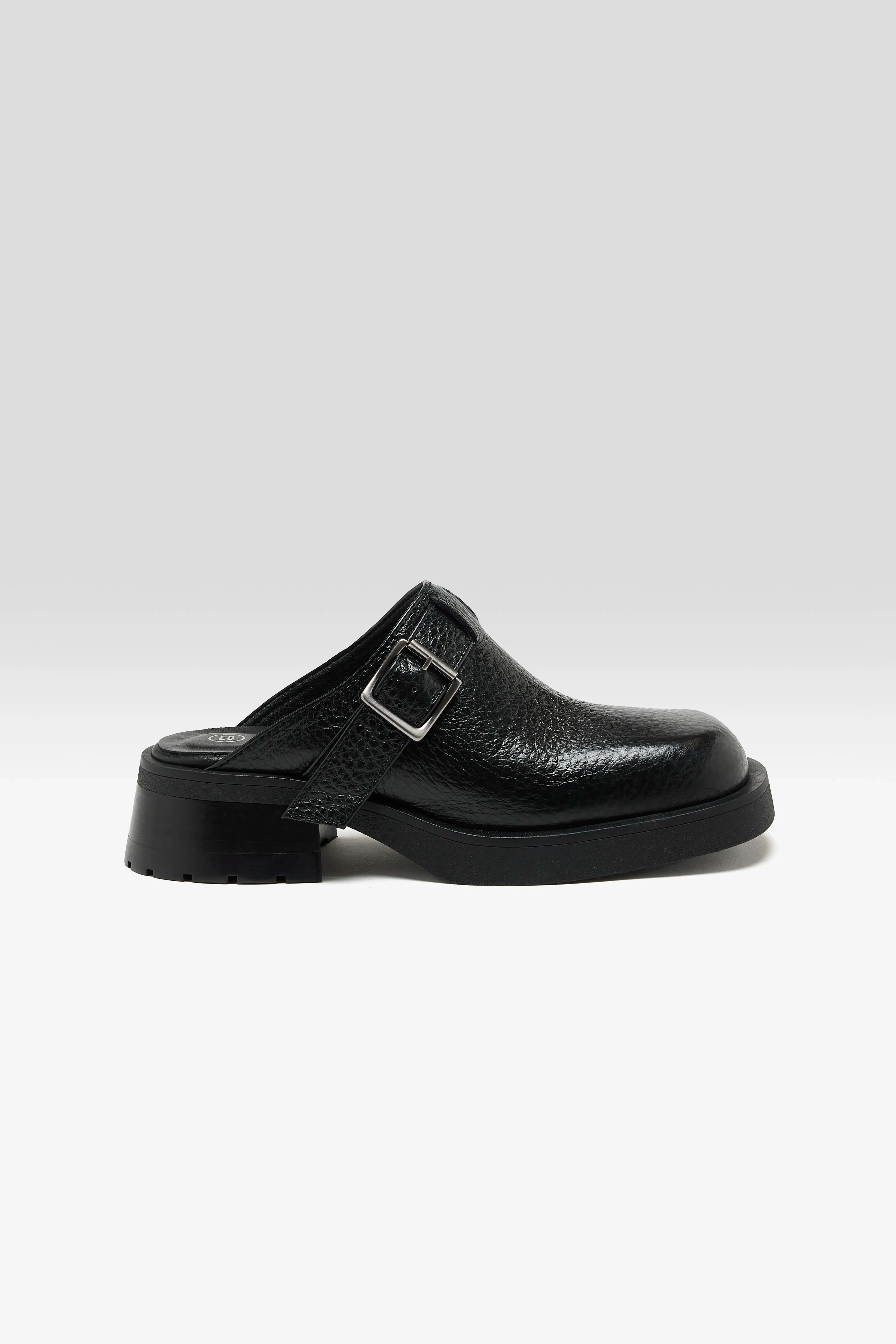 Aroa Black Buckled Mules (251 / W / BLACK) sold by Bellerose product image thumbnail 2