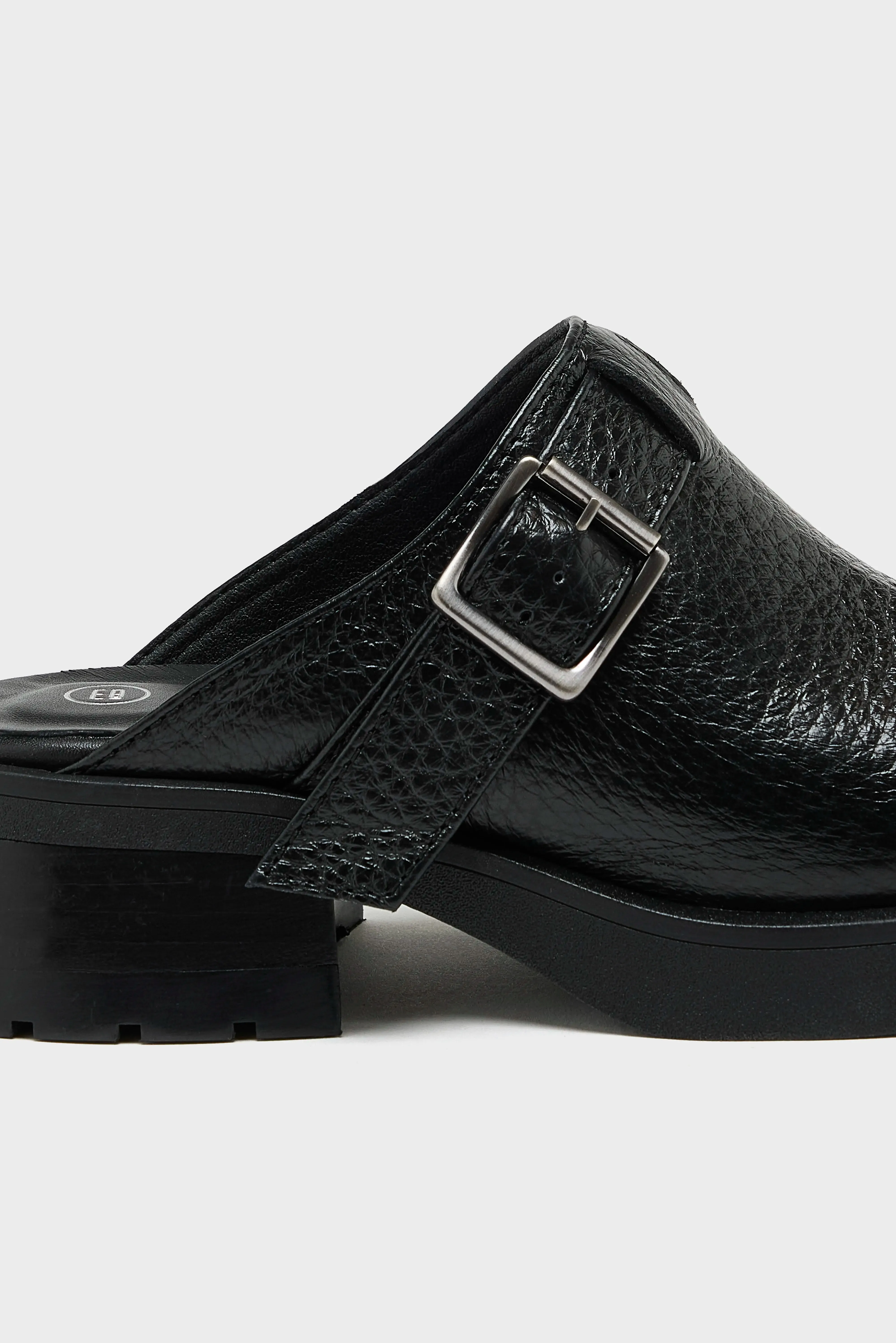 Aroa Black Buckled Mules (251 / W / BLACK) sold by Bellerose product image thumbnail 5
