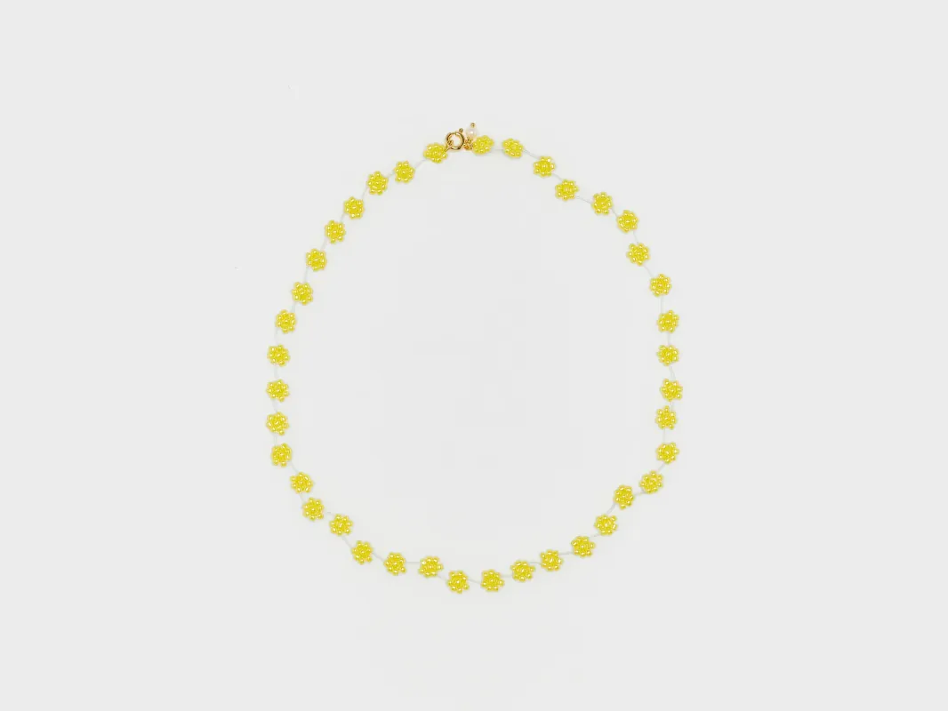 Fiori N° 38 Necklace  (251 / W / YELLOW) sold by Bellerose