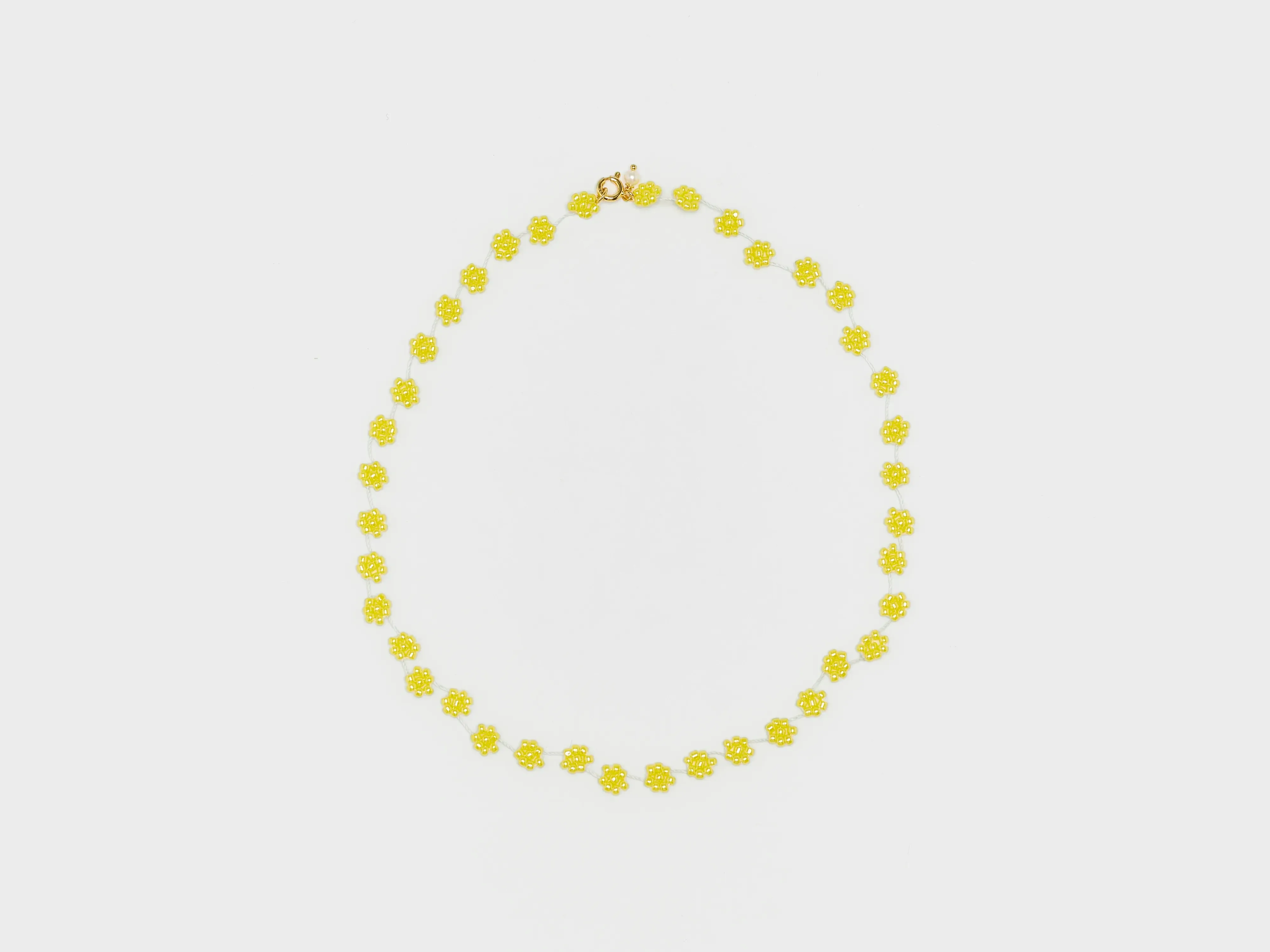 Fiori N° 38 Necklace (251 / W / YELLOW) sold by Bellerose