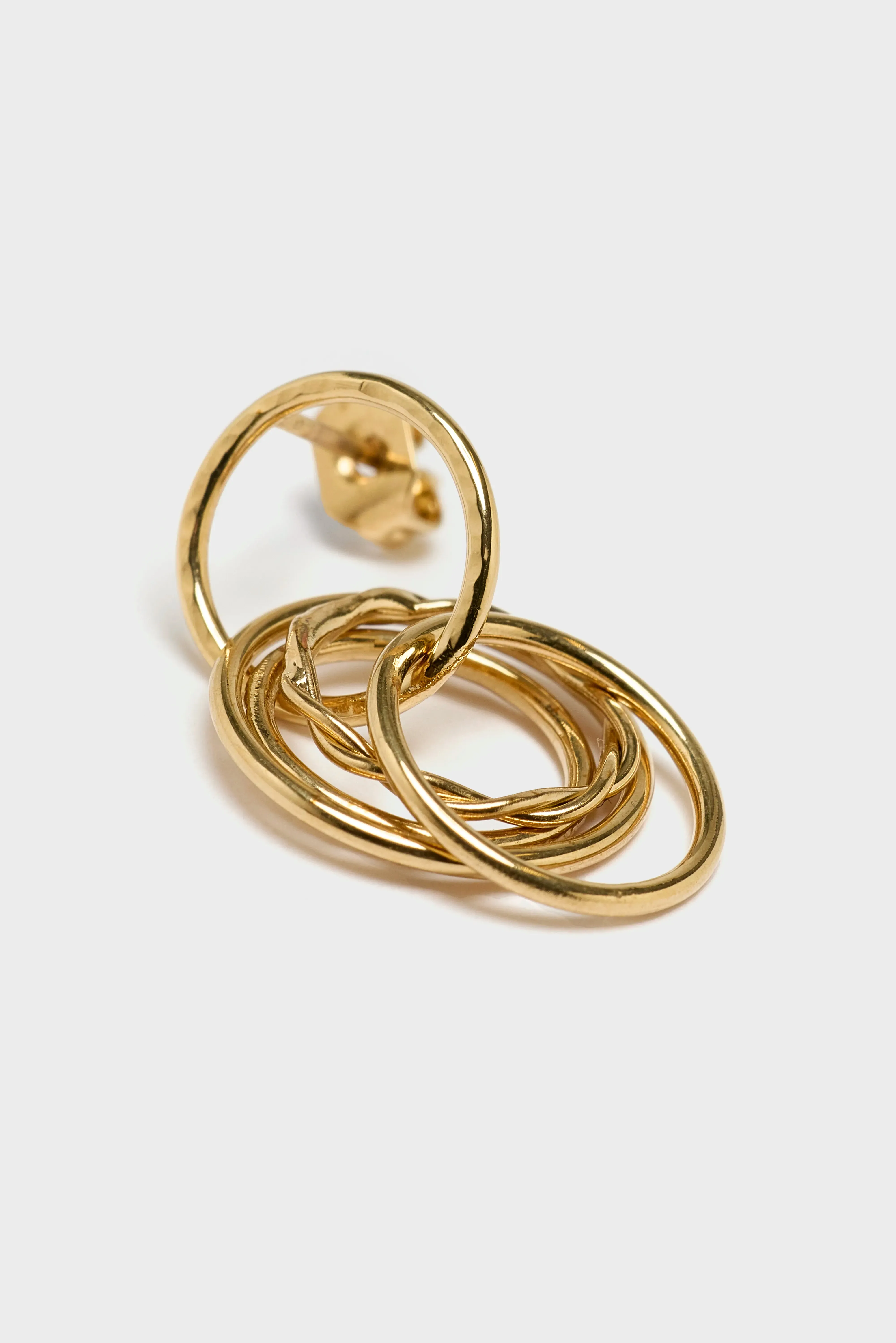 Small Arizona Earrings (241 / W / GOLD) sold by Bellerose product image thumbnail 3