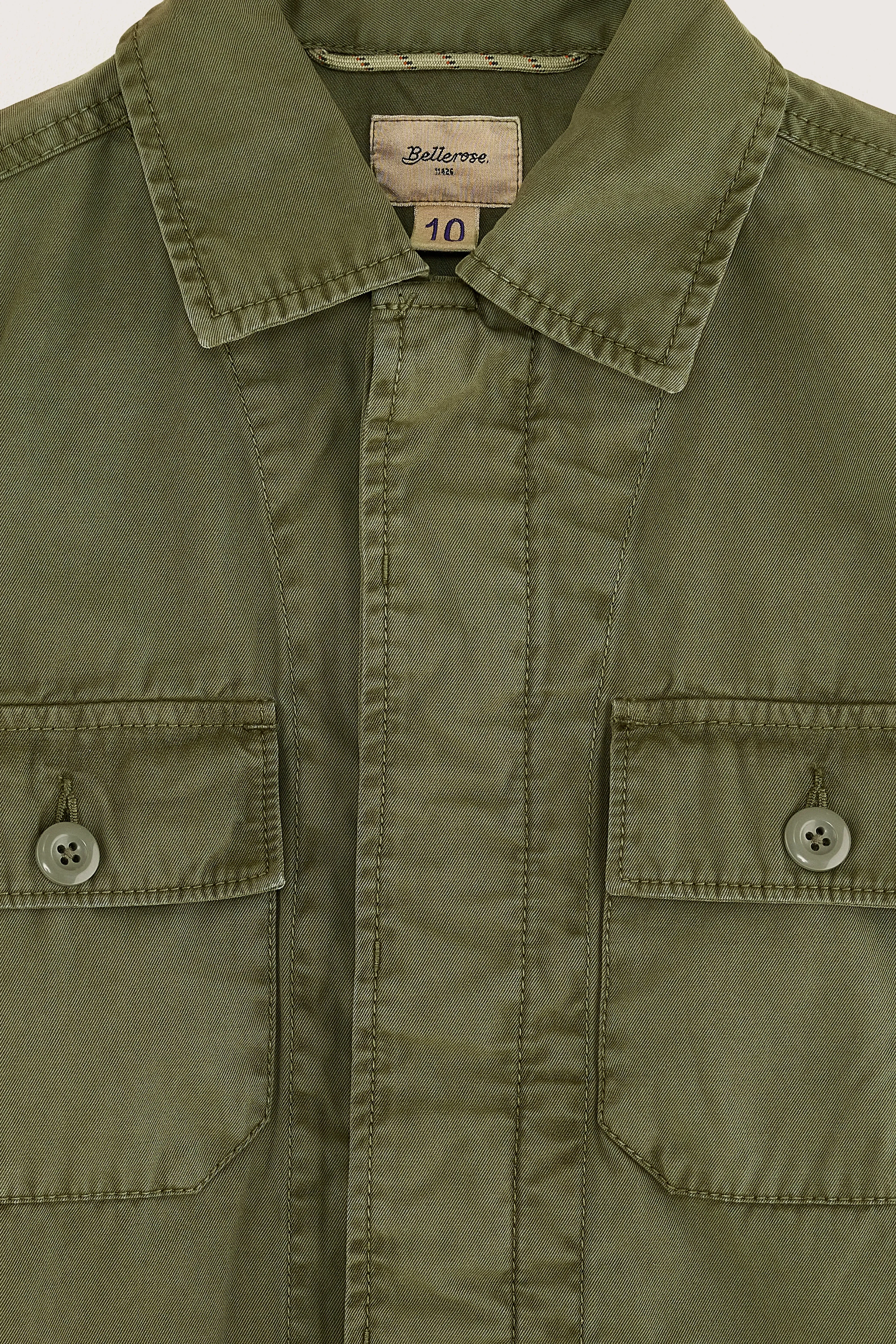 Willis relaxed overshirt (251 / B / JEEP) sold by Bellerose product image thumbnail 4
